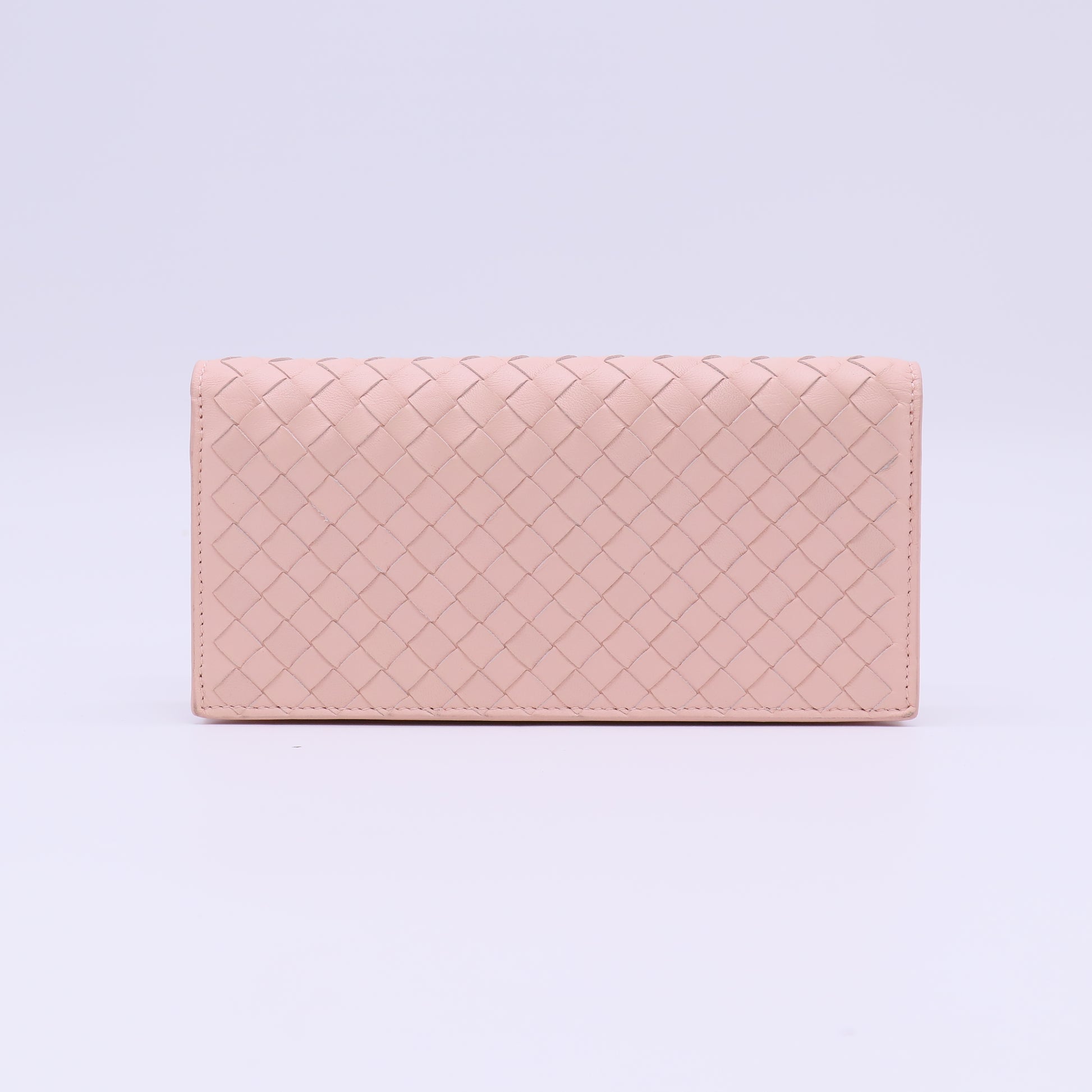 Bottega Veneta Intrecciato Long Flap Wallet W22028