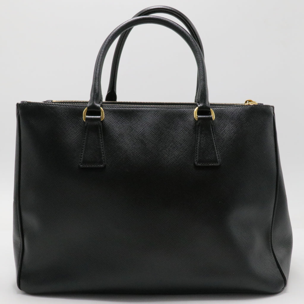 Cartera Prada Black Saffiano Lux Galleria Negro