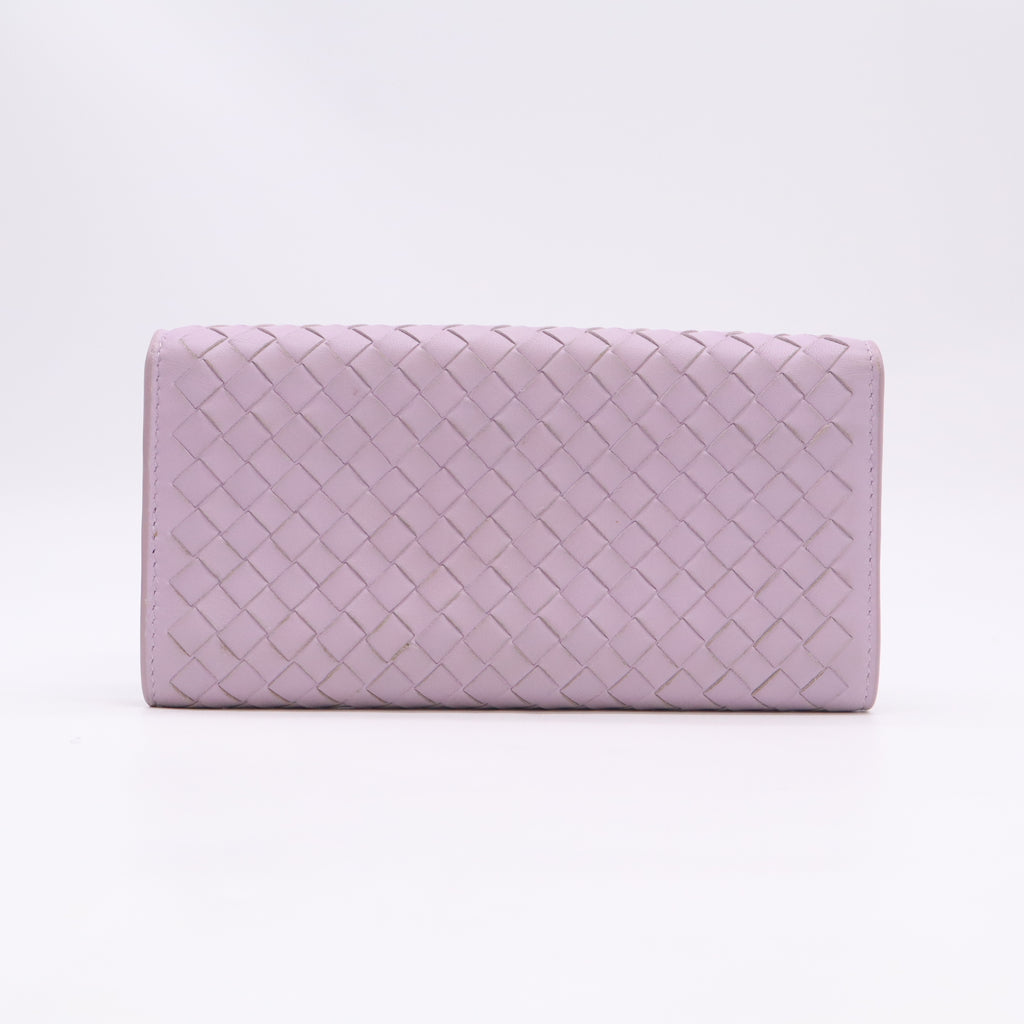 Bottega Veneta Intrecciato Nappa Leather Continental Flap Wallet W23162