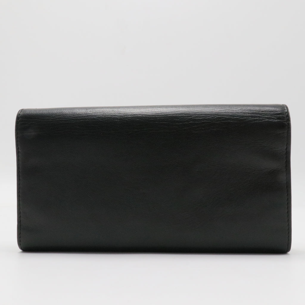 Chanel Black Studded CC Wallet