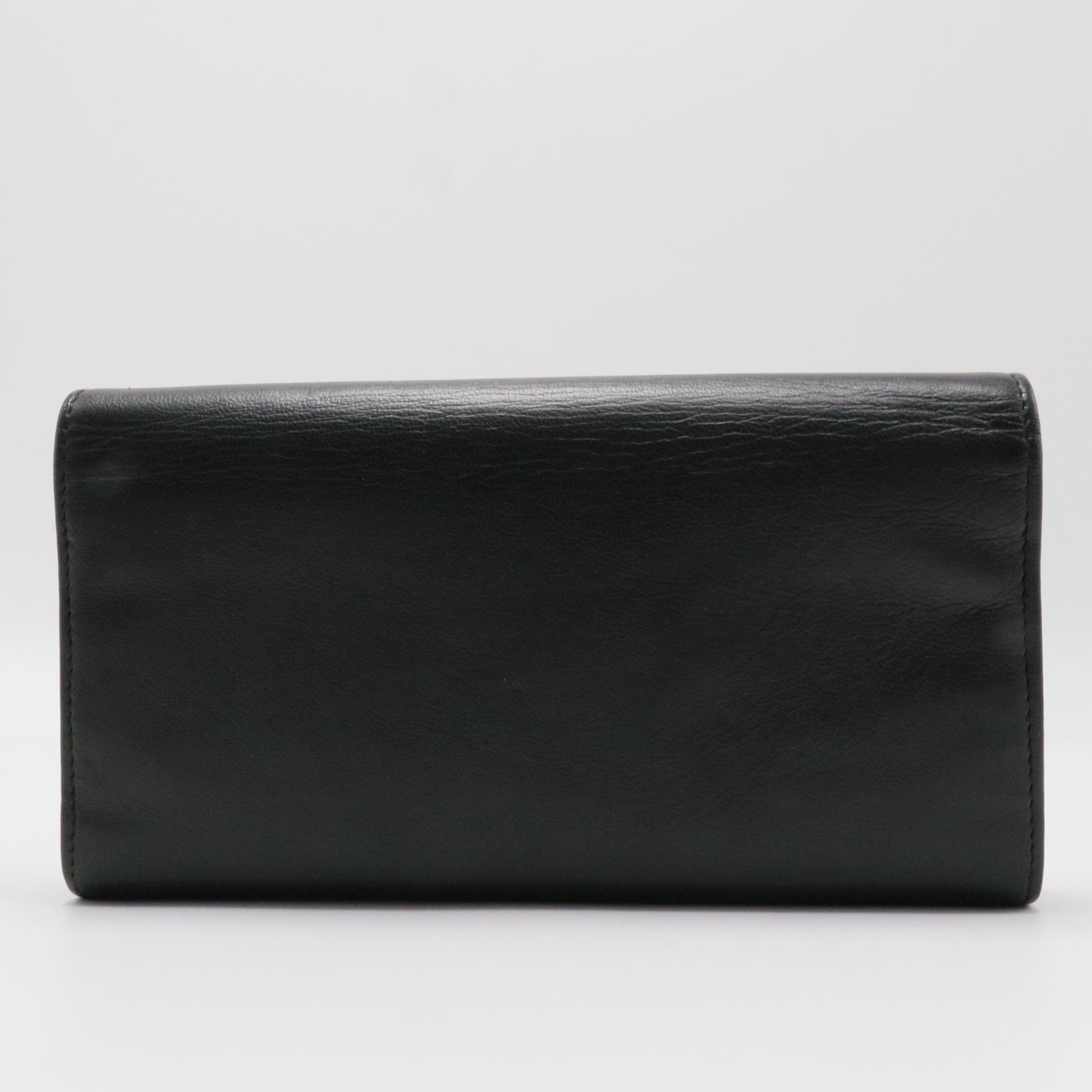 Chanel Black Studded CC Wallet
