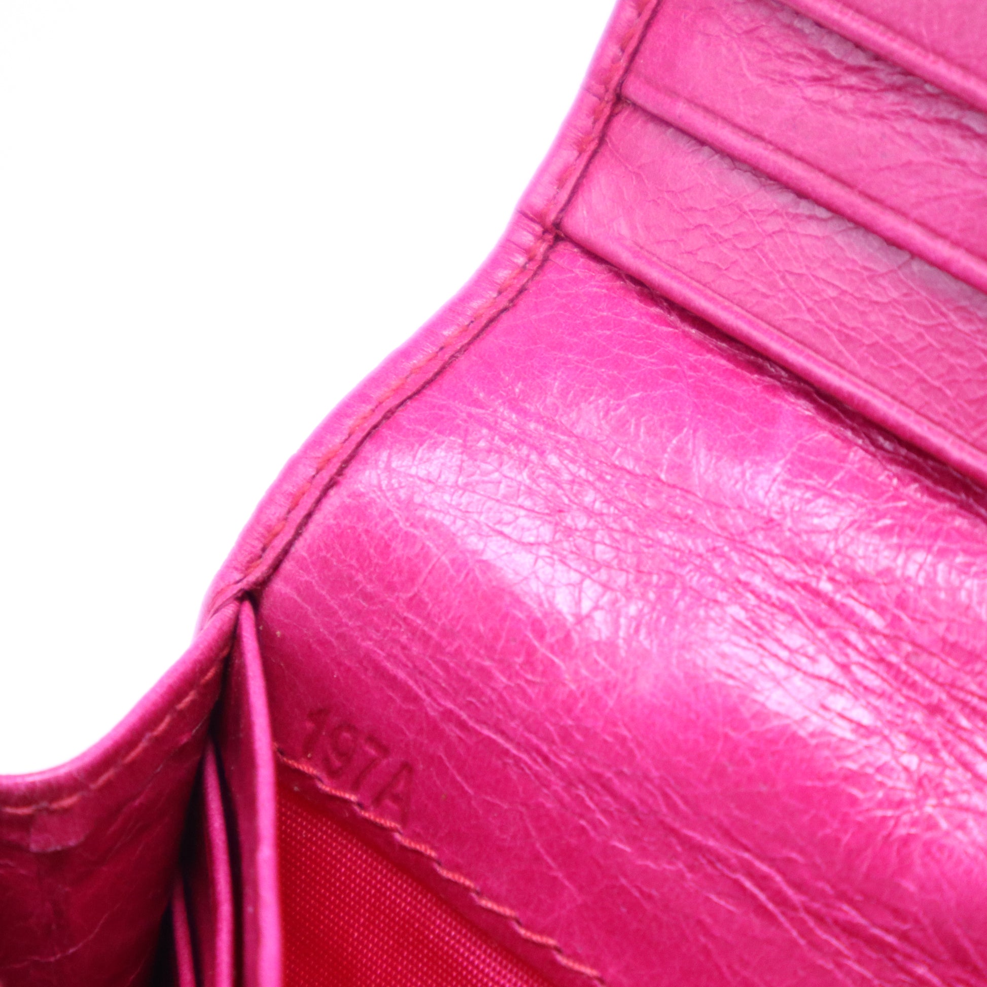 Quilted Leather Continental Flap Wallet W20896