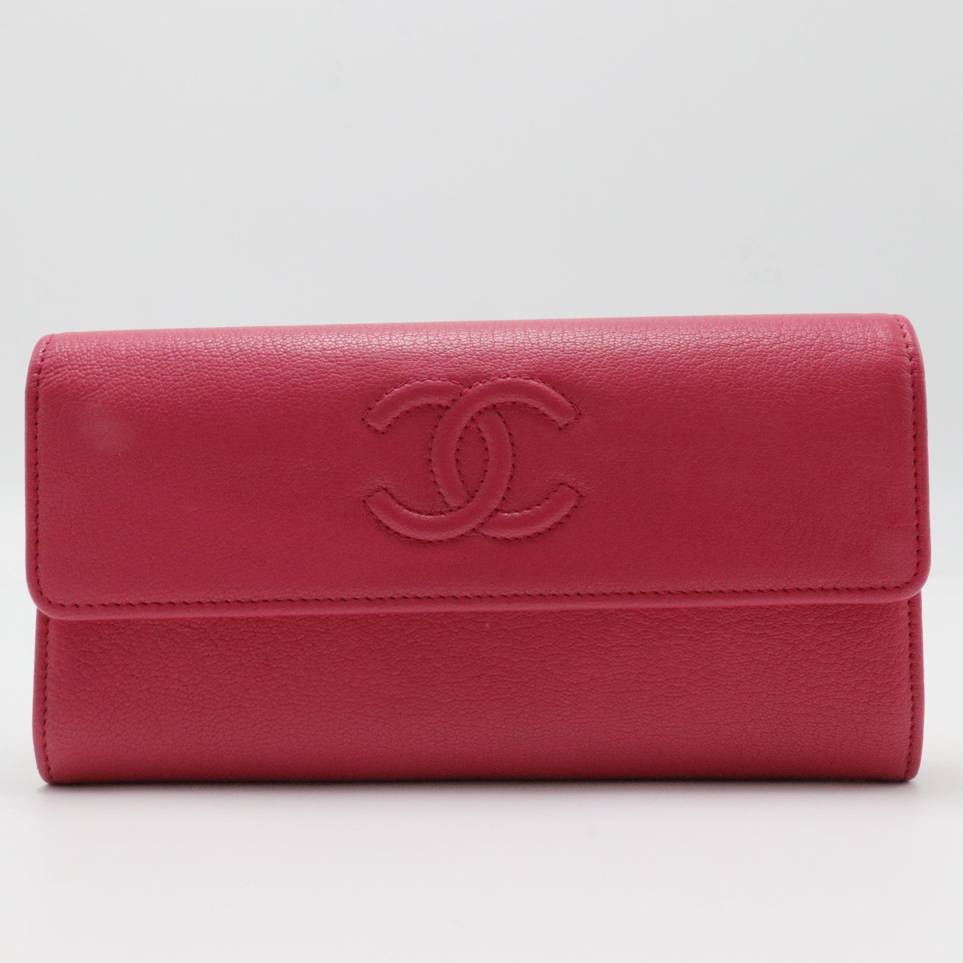 Timeless CC Flap Wallet Caviar Long