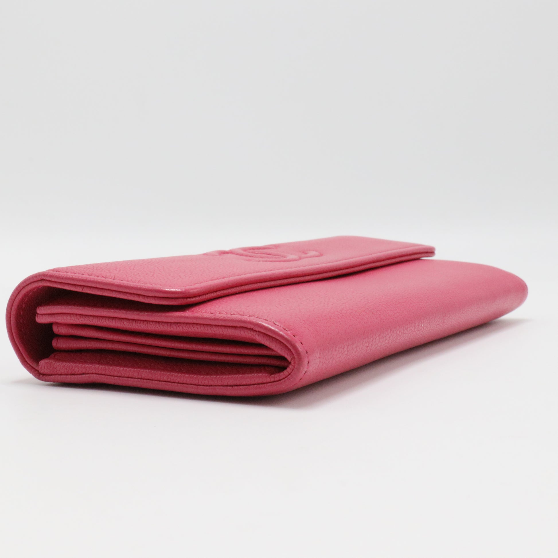 Timeless CC Flap Wallet Caviar Long