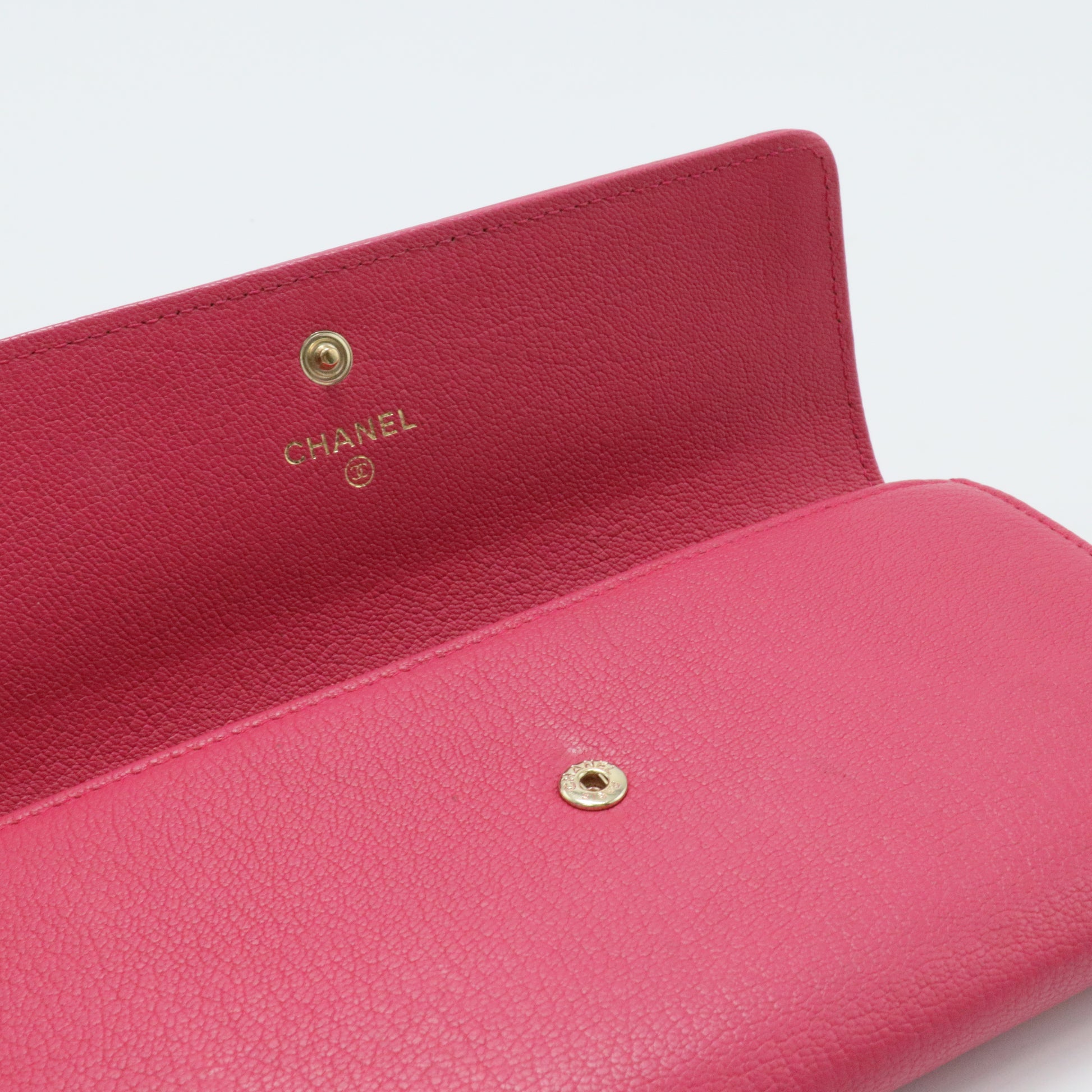 Timeless CC Flap Wallet Caviar Long
