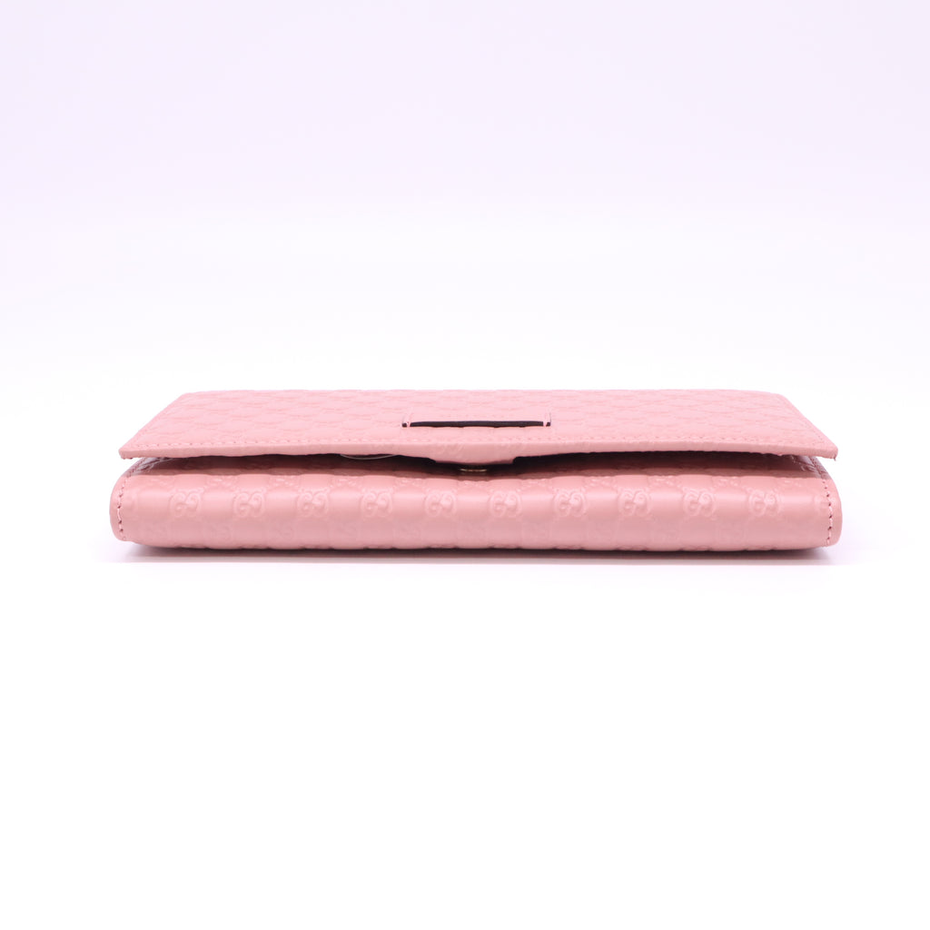 Gucci Microguccissima Leather Continental Flap Wallet W22159