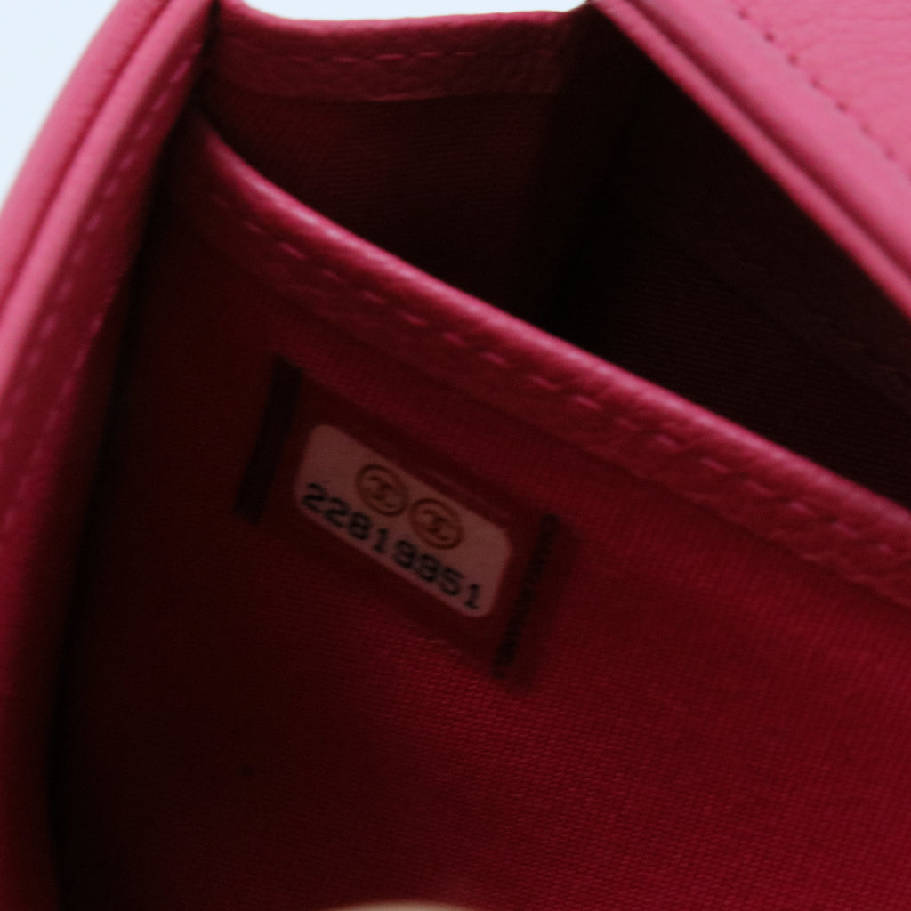 Timeless CC Flap Wallet Caviar Long