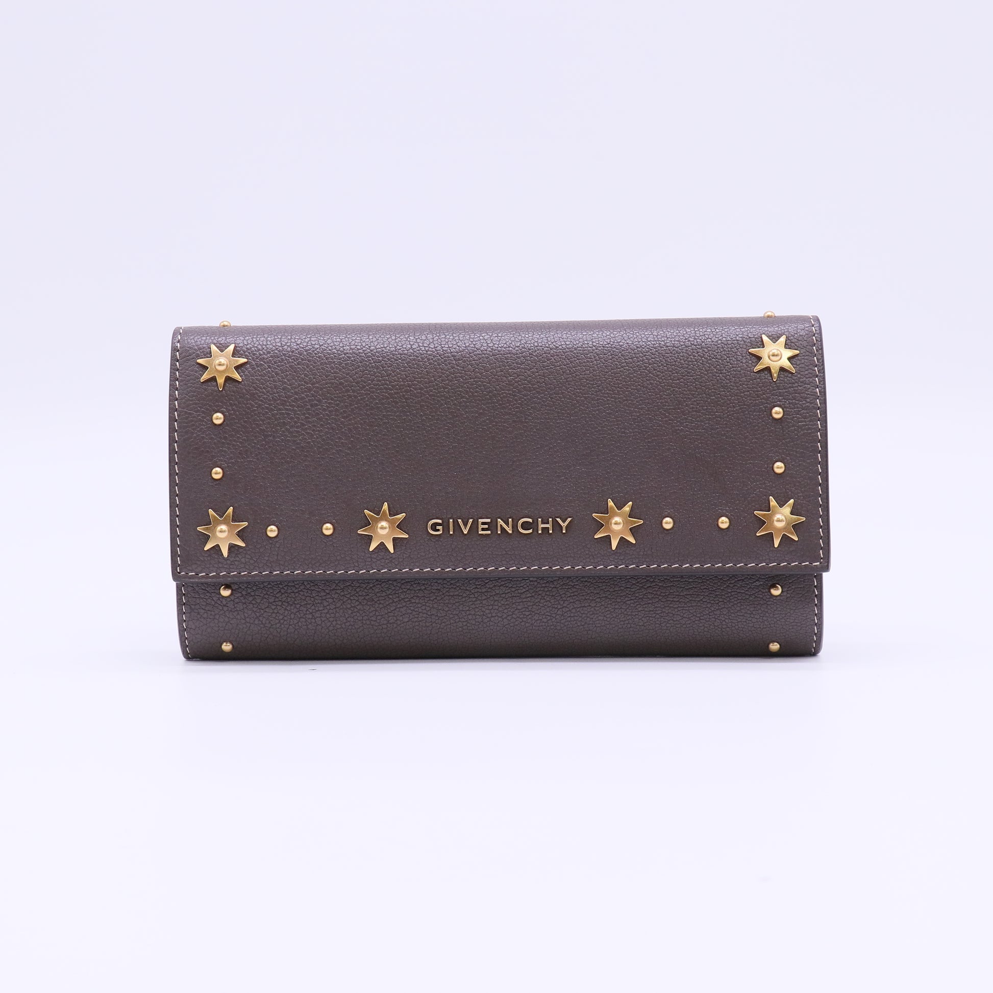 Givenchy Pandora Star Studded Leather Wallet W22117