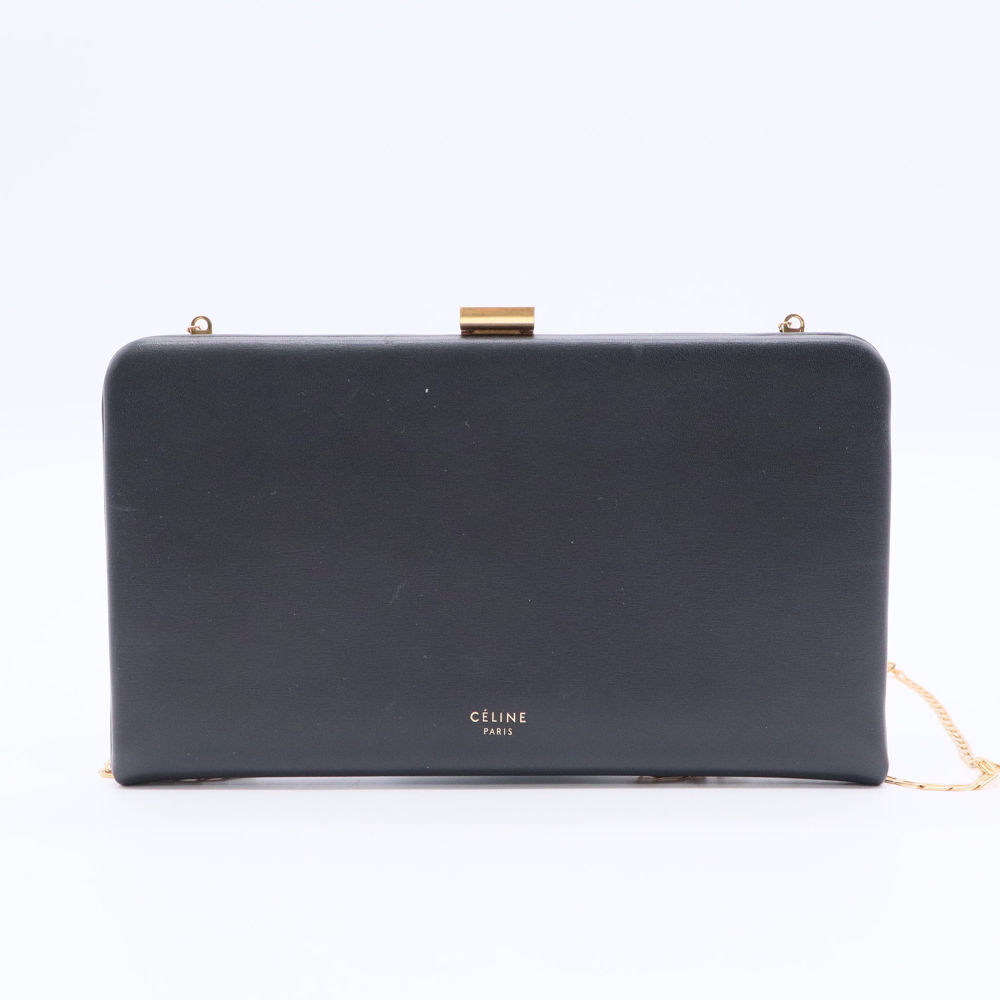 Céline Large Clasp Wallet on Chain/Clutch Twins W20446
