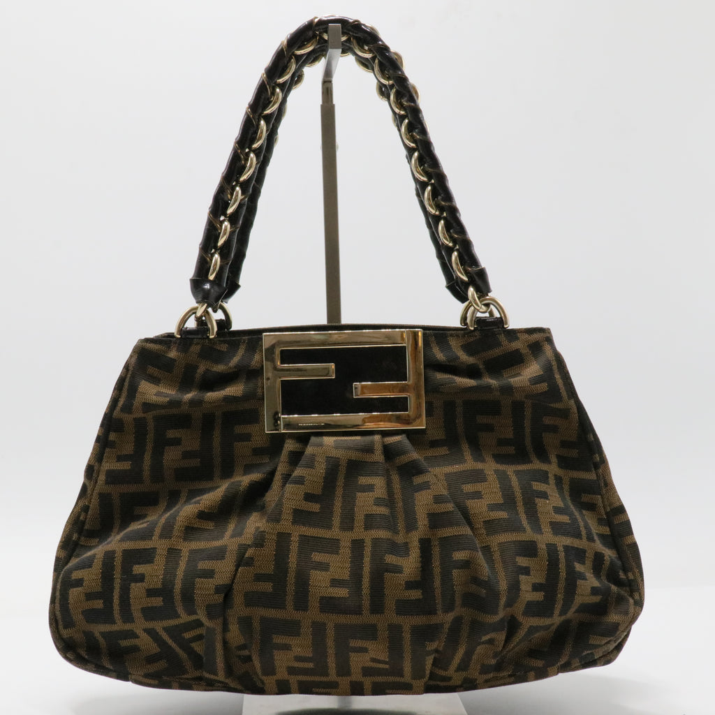 Mia Tote Metallic Zucca Canvas Small