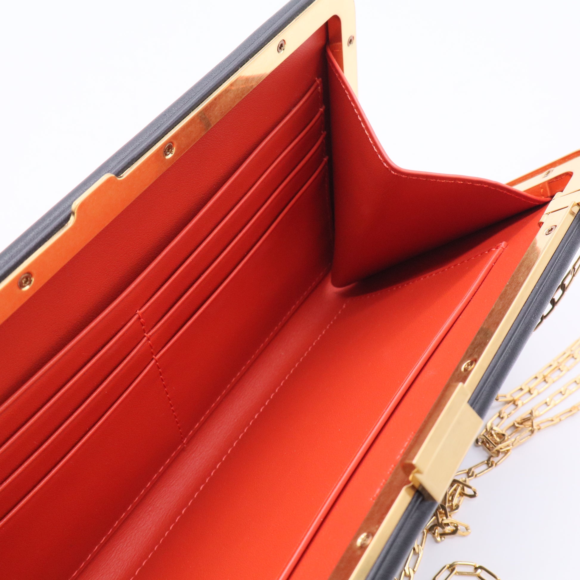 Céline Large Clasp Wallet on Chain/Clutch Twins W20446