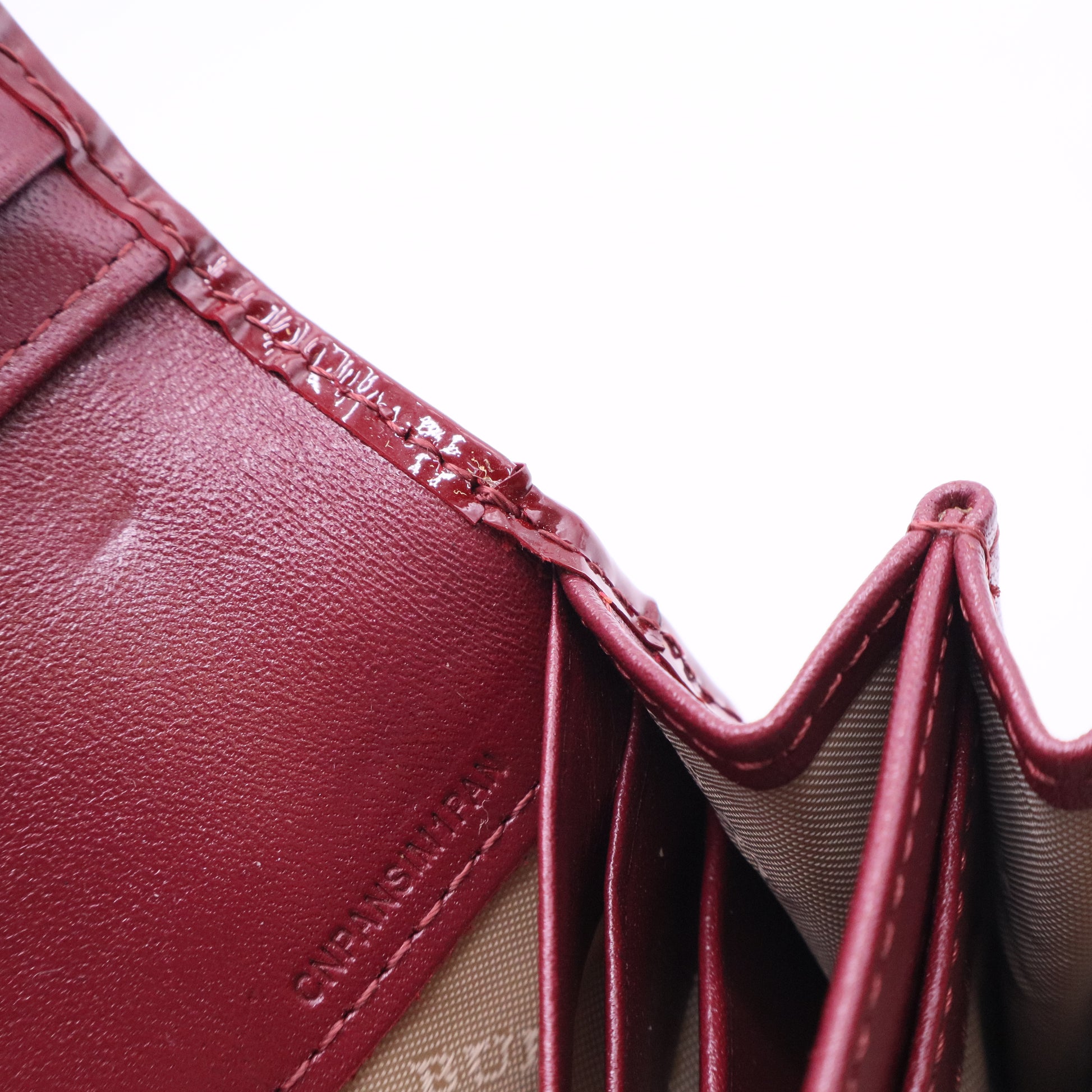 Rasberry Nova Check PVC Penrose Continental Wallet