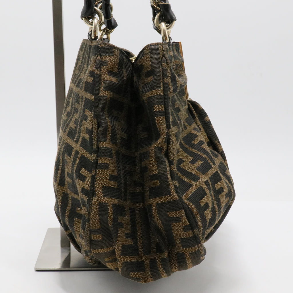 Mia Tote Metallic Zucca Canvas Small