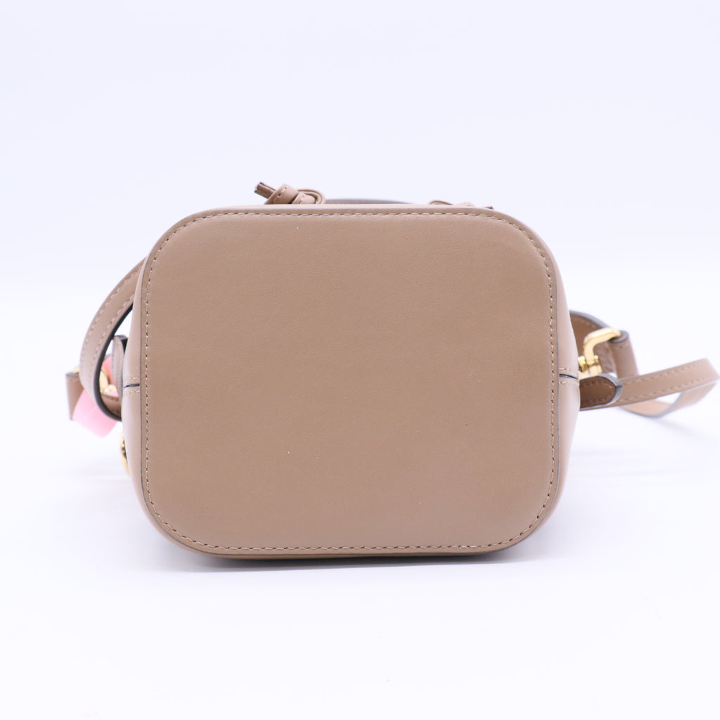 Mon Tresor Bucket Bag Zucca Embossed Leather Mini LDJ2427  Twins