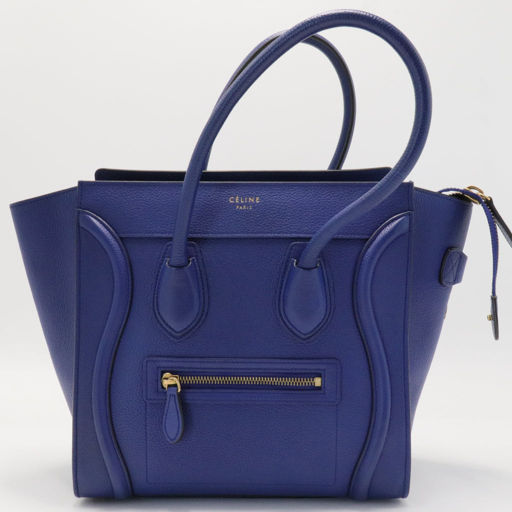 Luggage Bag Grainy Leather Micro