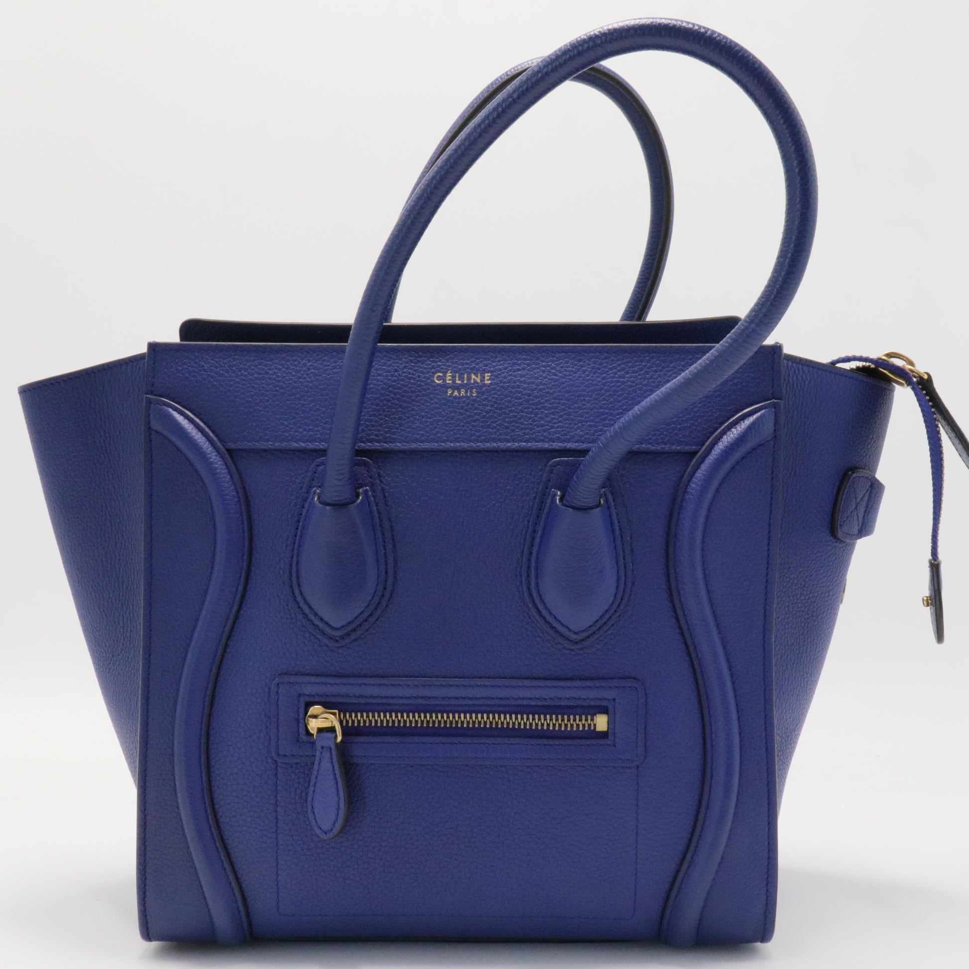 Luggage Bag Grainy Leather Micro