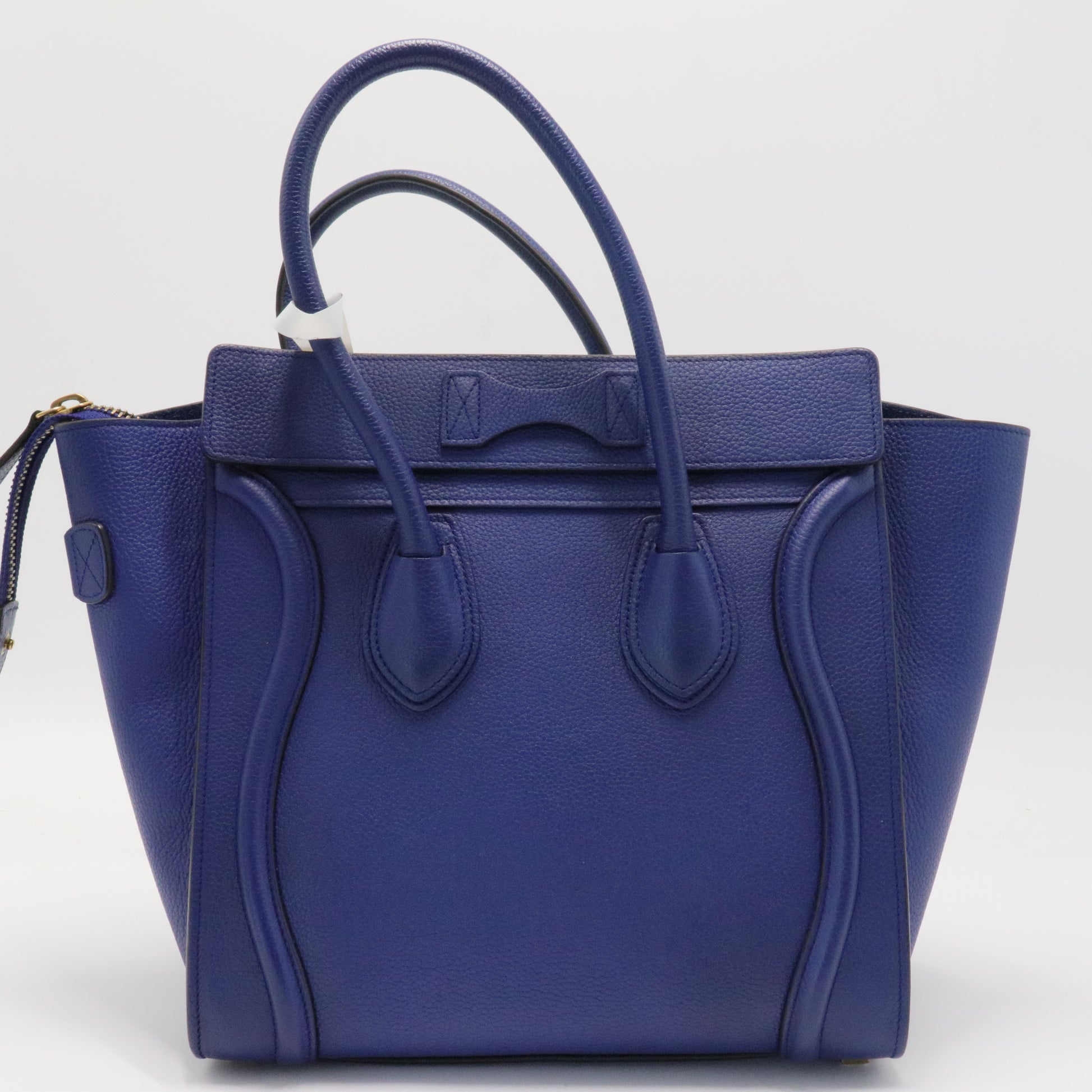 Luggage Bag Grainy Leather Micro