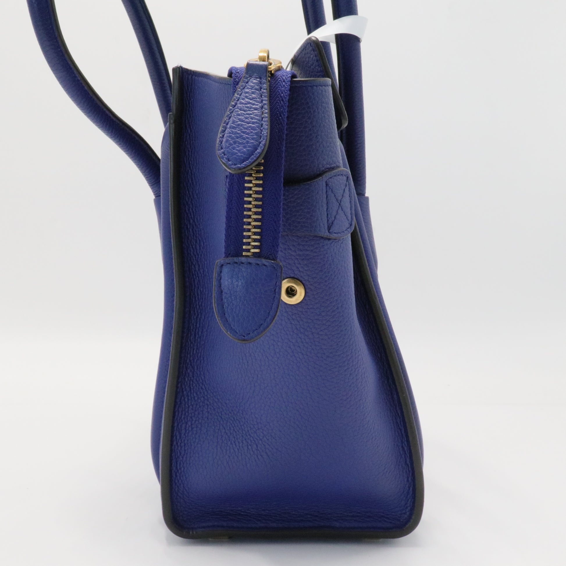 Luggage Bag Grainy Leather Micro