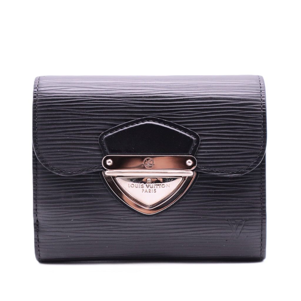 Black Electric Epi Leather Joey Wallet