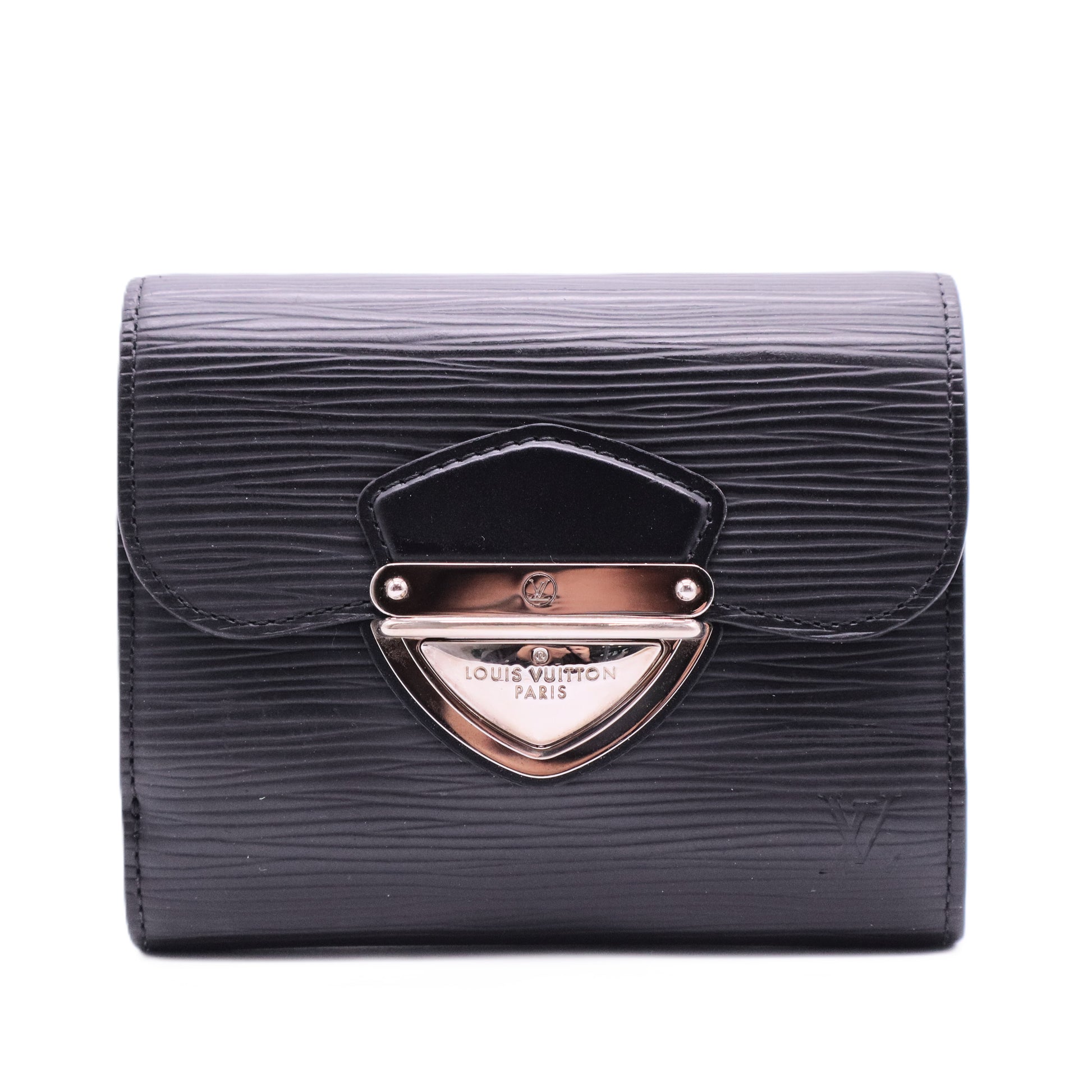 Black Electric Epi Leather Joey Wallet