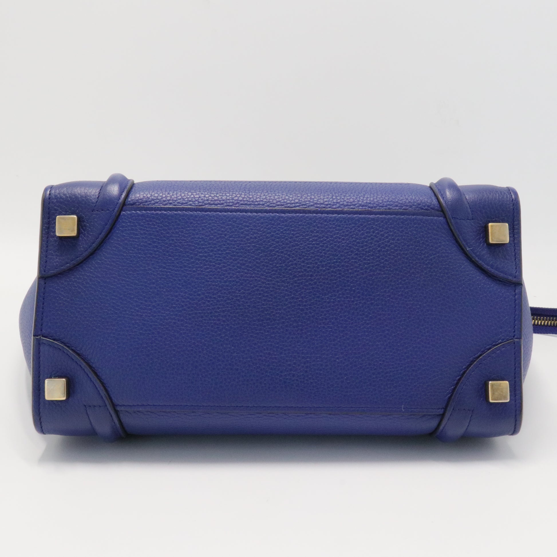 Luggage Bag Grainy Leather Micro