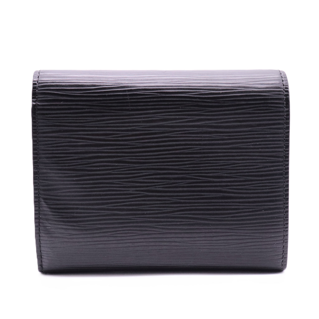 Black Electric Epi Leather Joey Wallet