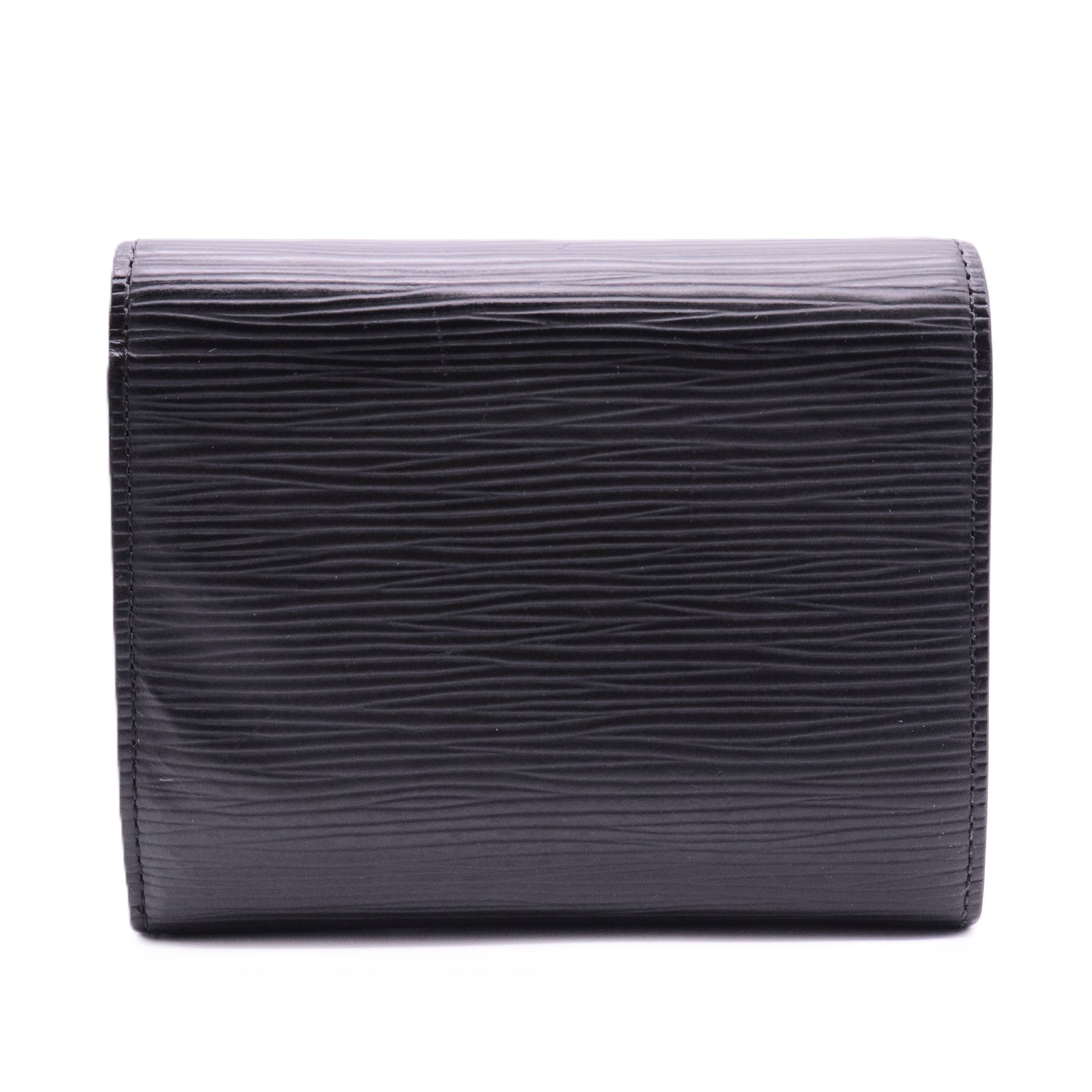 Black Electric Epi Leather Joey Wallet