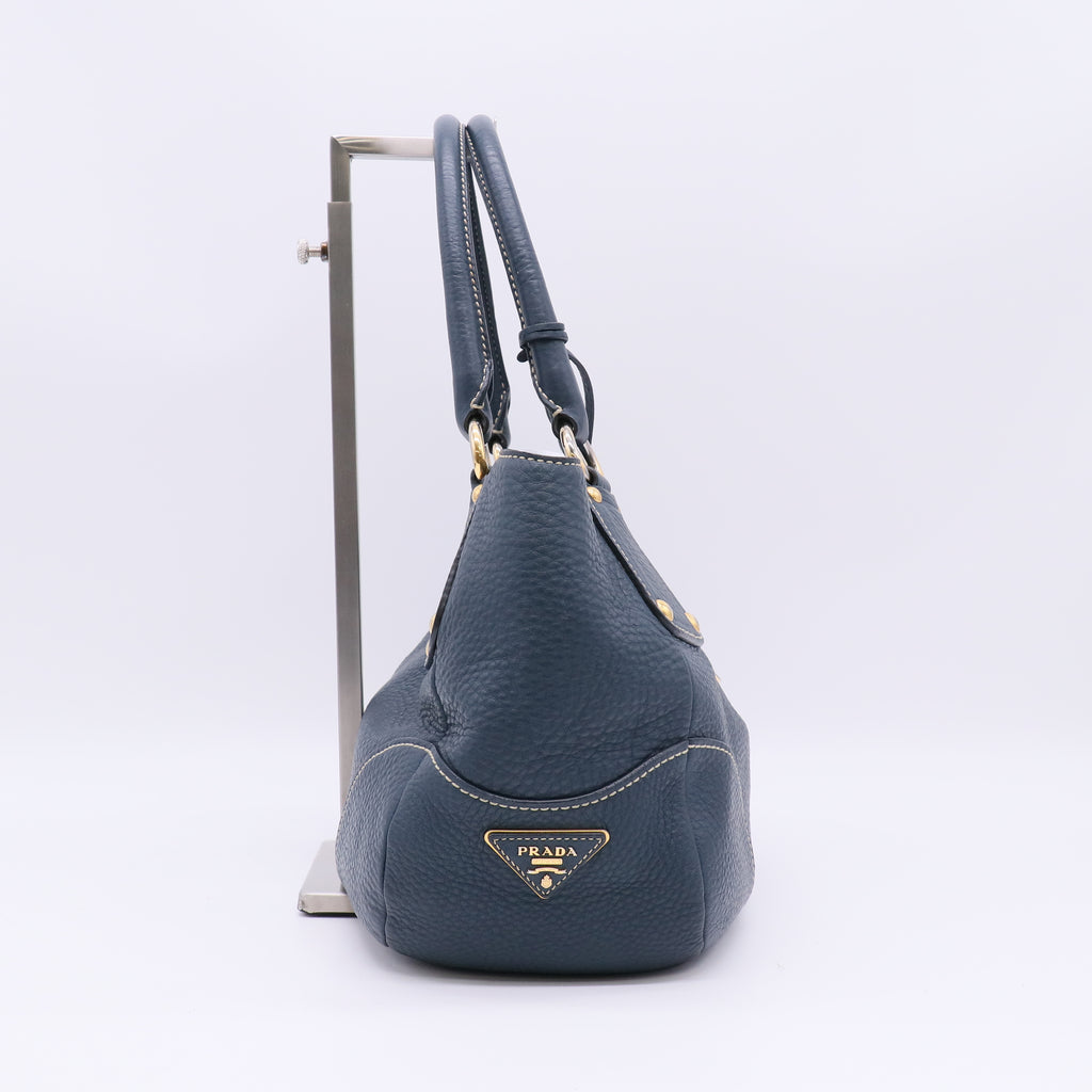 Antic Pushlock Tote Vitello Daino Large B23426