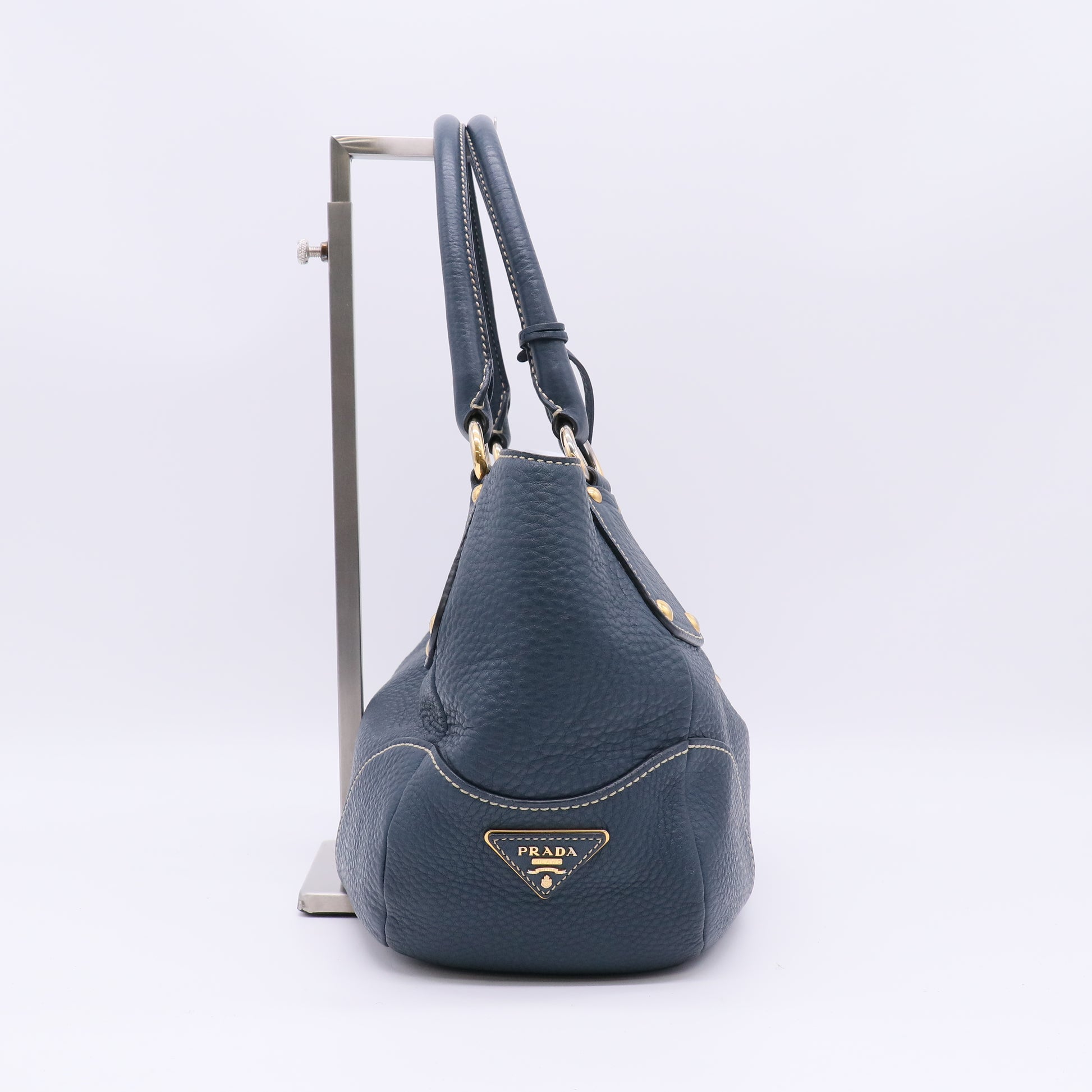 Antic Pushlock Tote Vitello Daino Large B23426