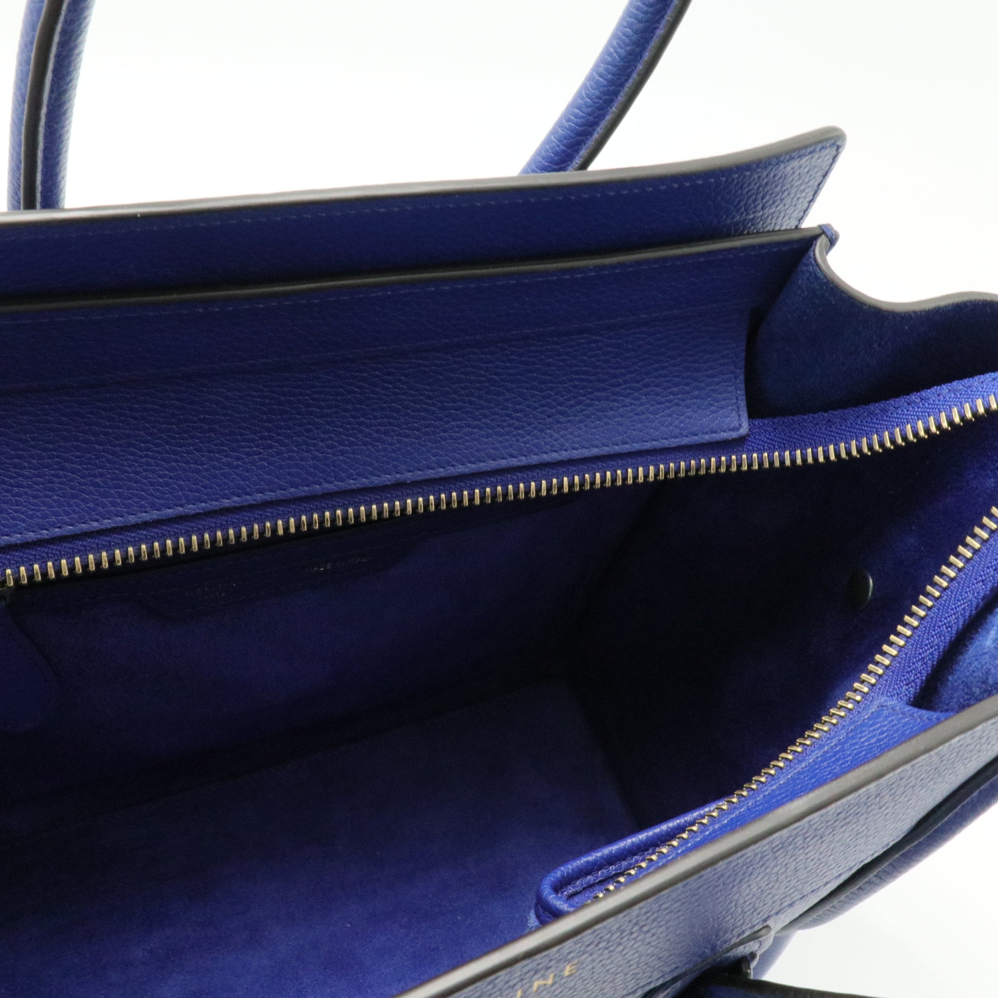 Luggage Bag Grainy Leather Micro