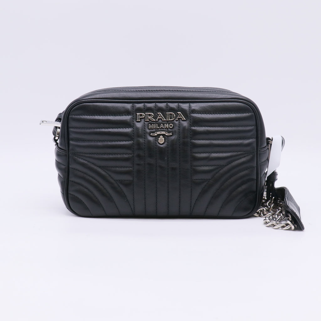 Prada Diagramme Leather Shoulder Bag B23627