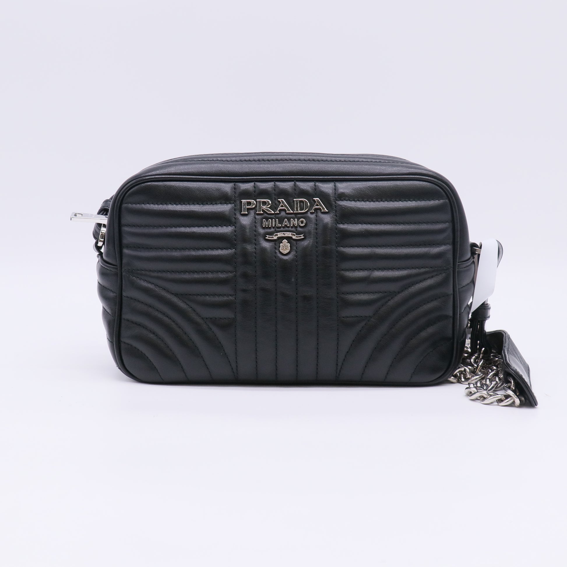 Prada Diagramme Leather Shoulder Bag B23627