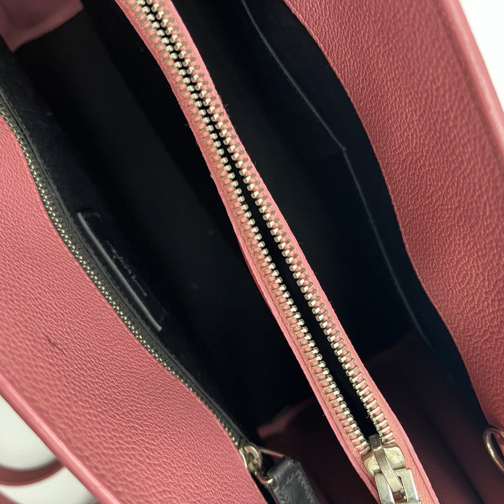 Grained Calfskin Baby Sac De Jour twins