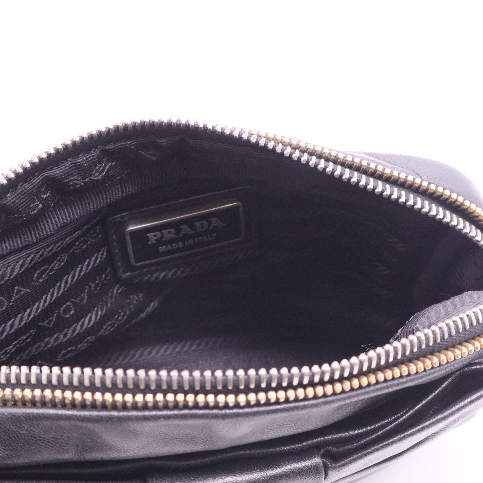 Bow Camera Crossbody Bag Tessuto Small