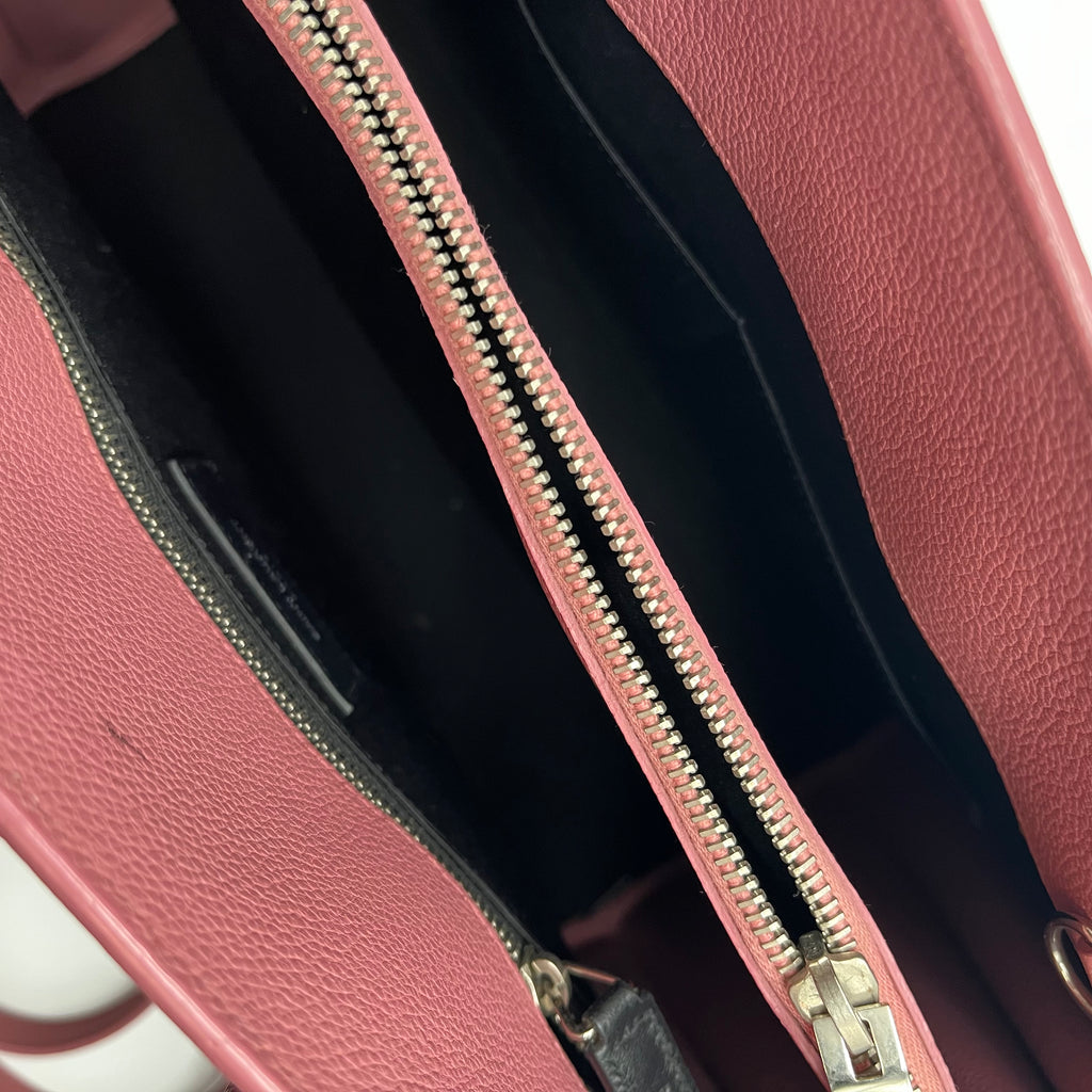 Grained Calfskin Baby Sac De Jour twins