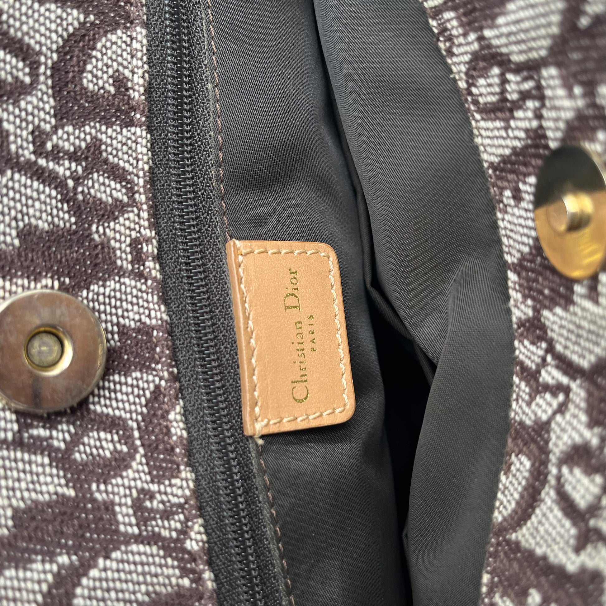 Trotter Monogram Canvas Tote Bag with Leather Trim twins