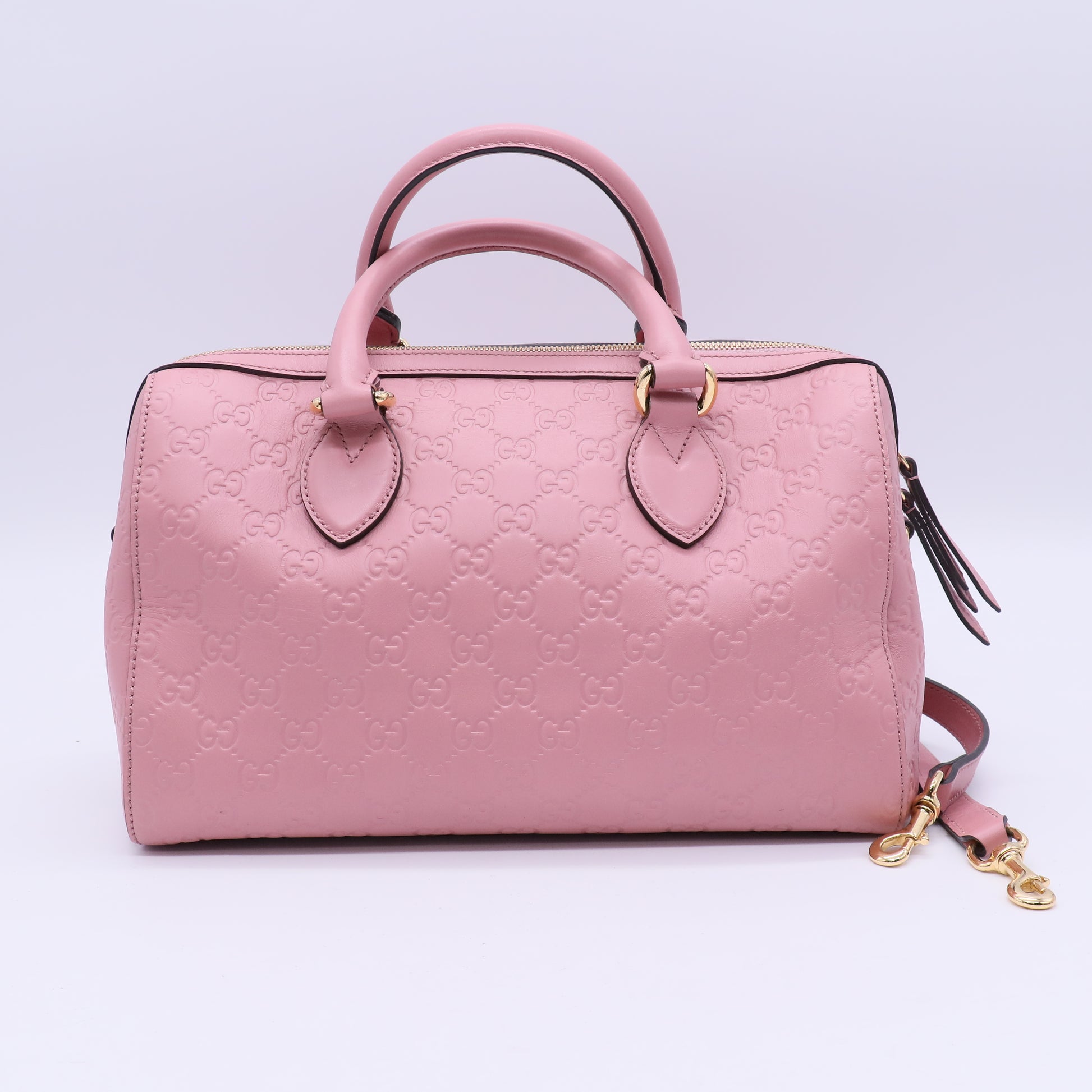 Boston leather handbag B21174