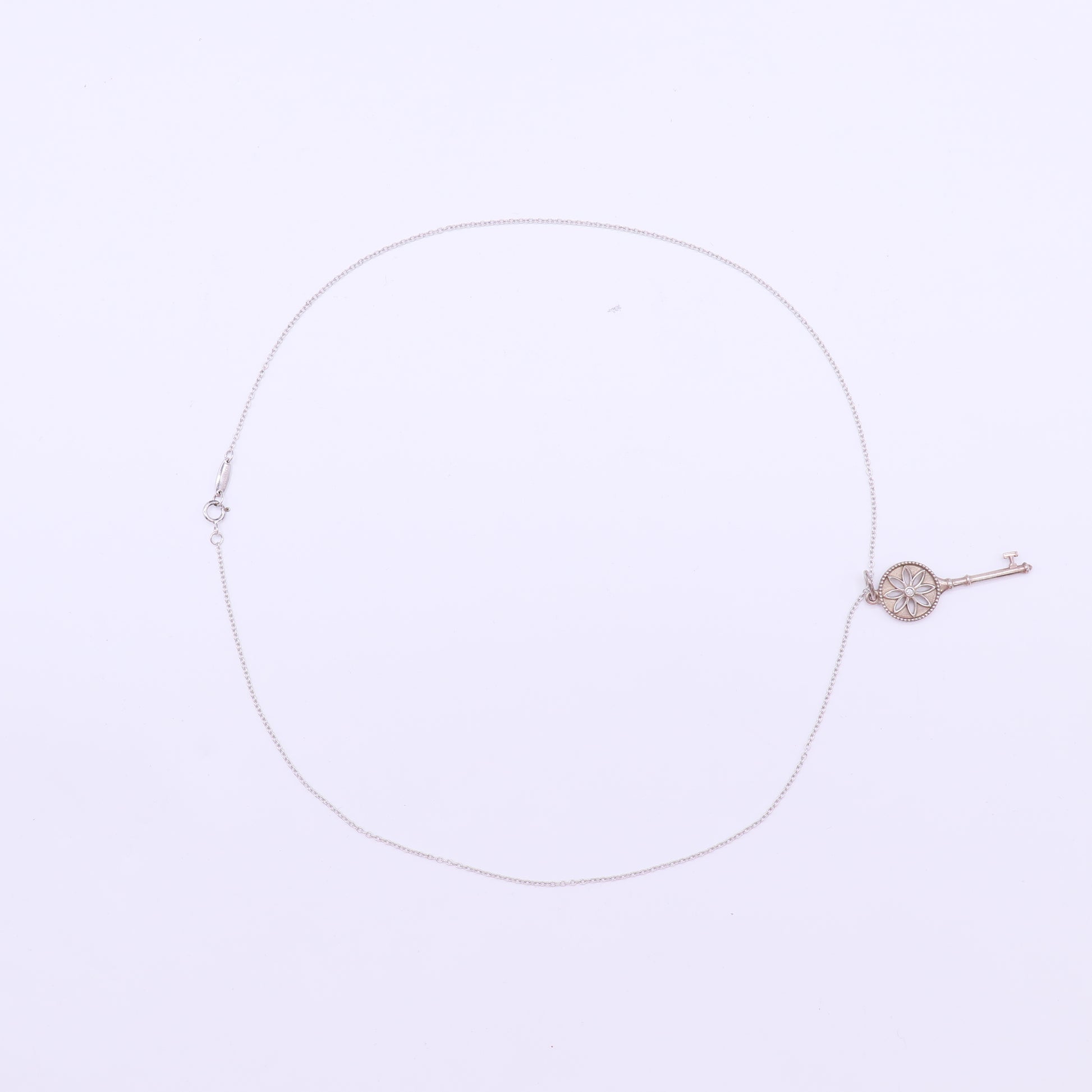 Tiffany & Co. Daisy Key Pendant Necklace W22123