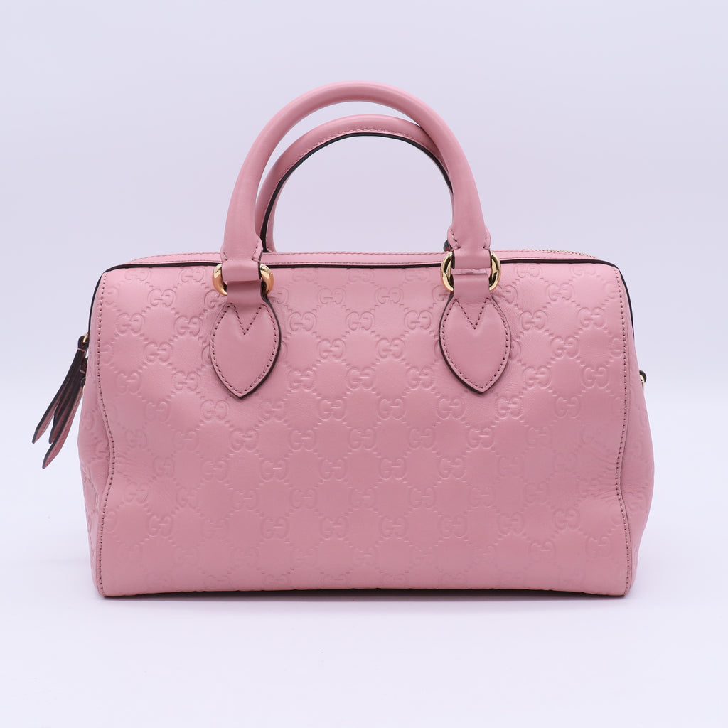 Boston leather handbag B21174