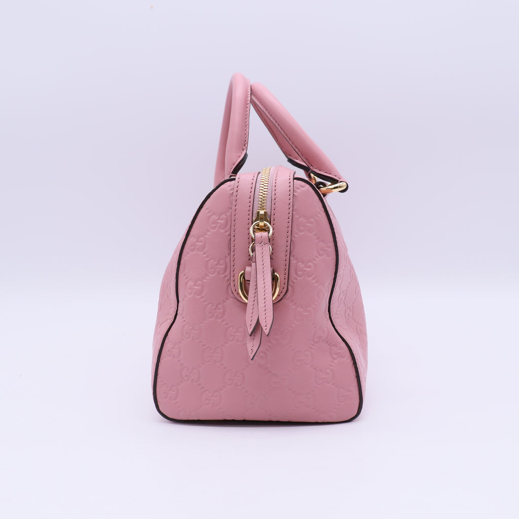 Boston leather handbag B21174