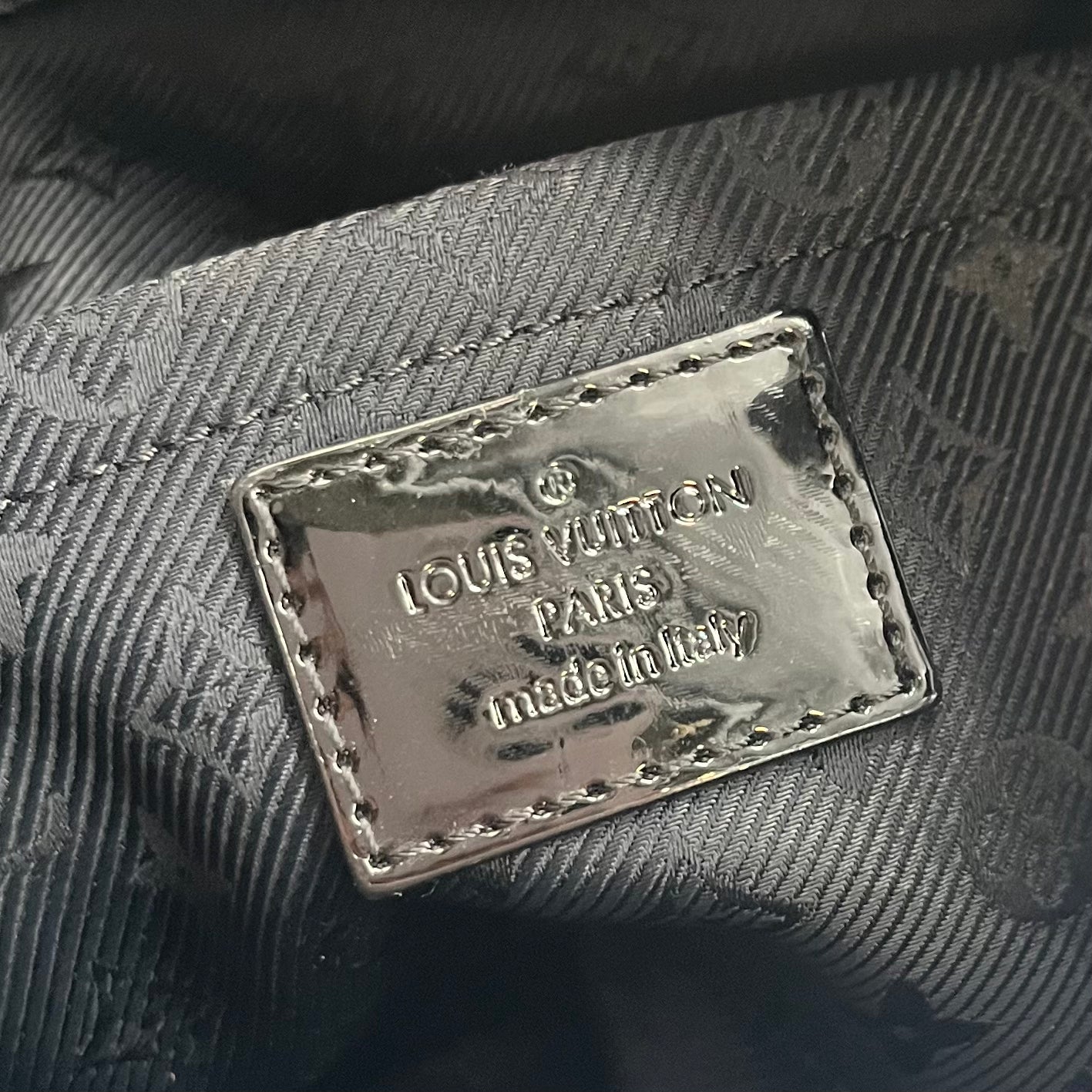 Altair Clutch Quilted Monogram Leather twins