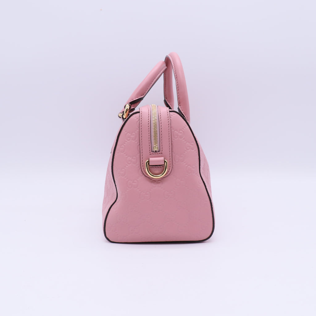 Boston leather handbag B21174