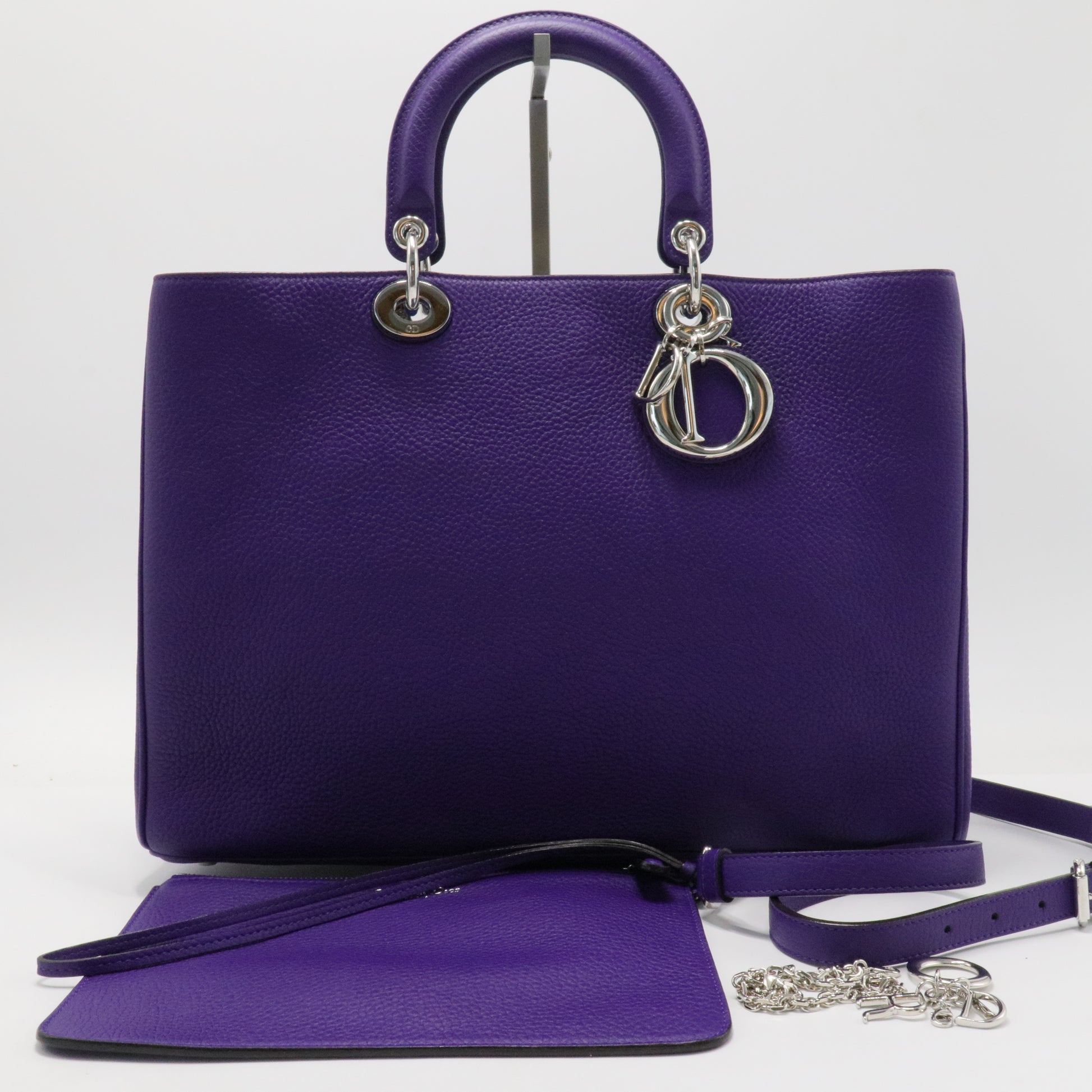 Diorissimo Tote Pebbled Leather Large