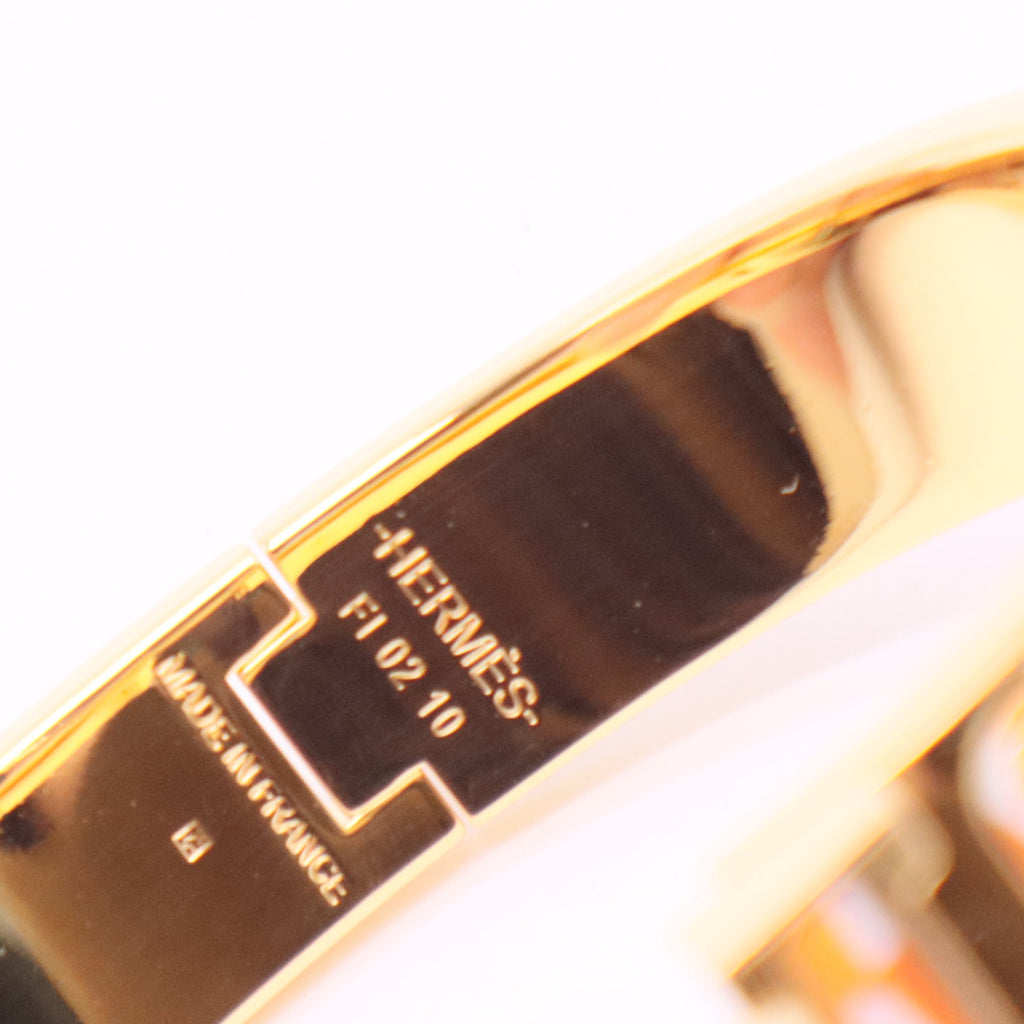 Enamel Clic H Zebres de Tanzanie Bracelet