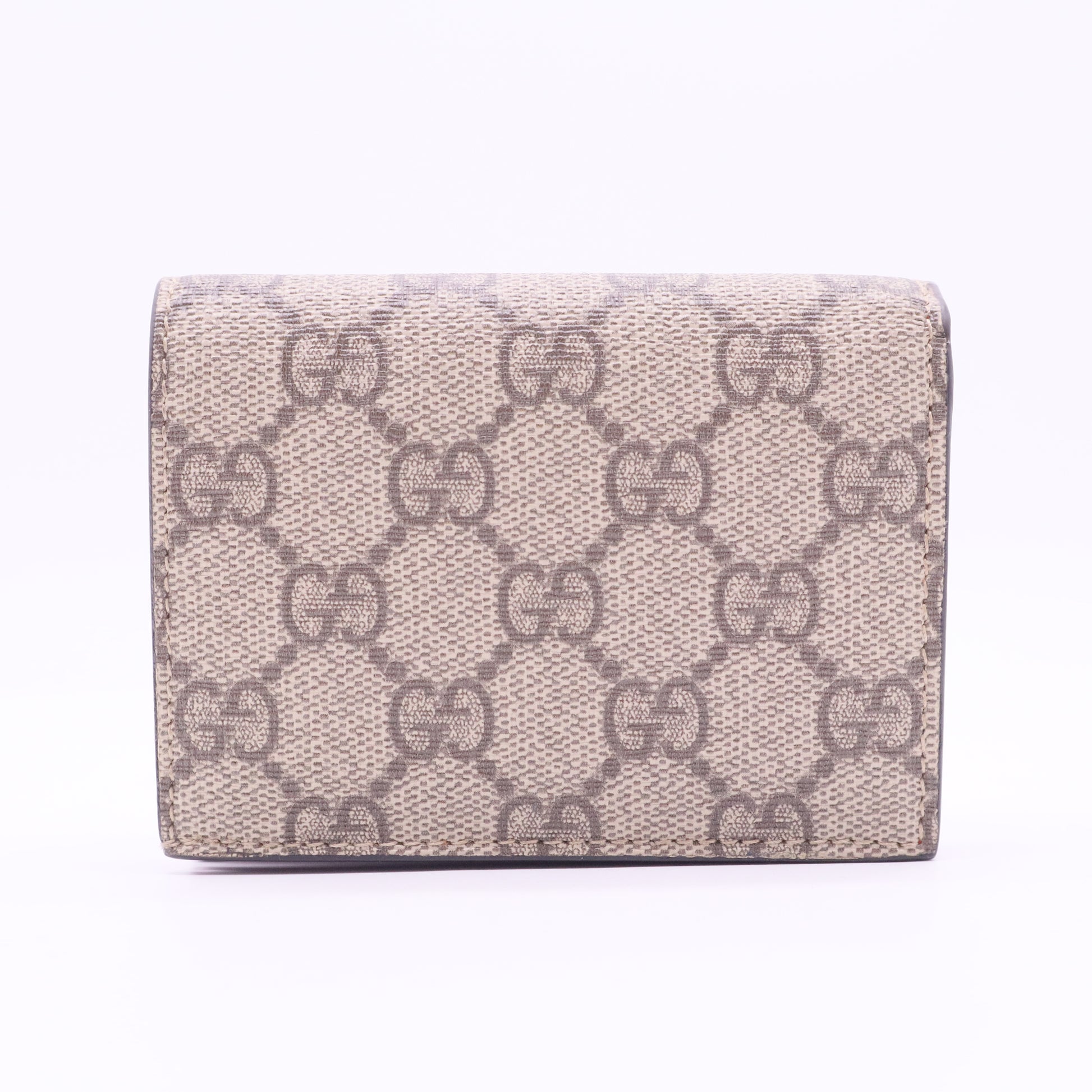 Monogram Cherry Embellished Card Case Wallet - W11056