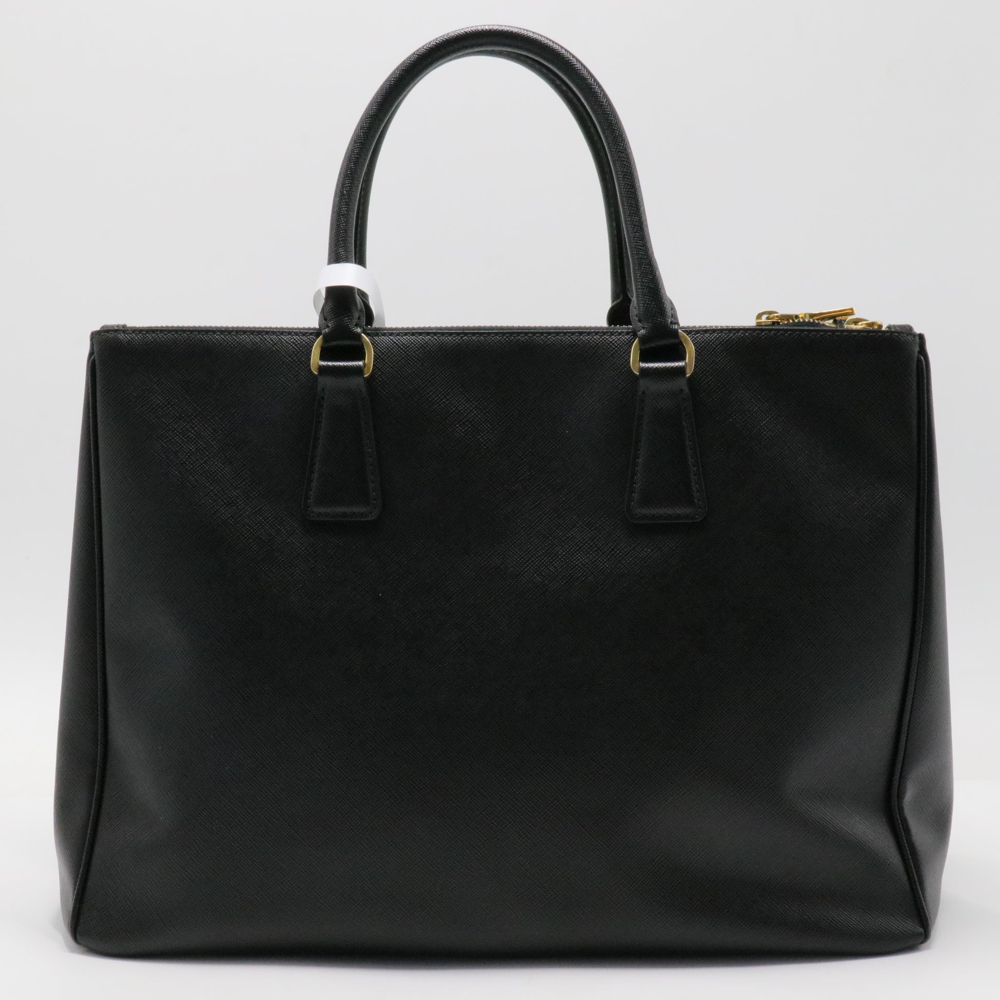 Double Zip Lux Tote Saffiano Leather Medium
