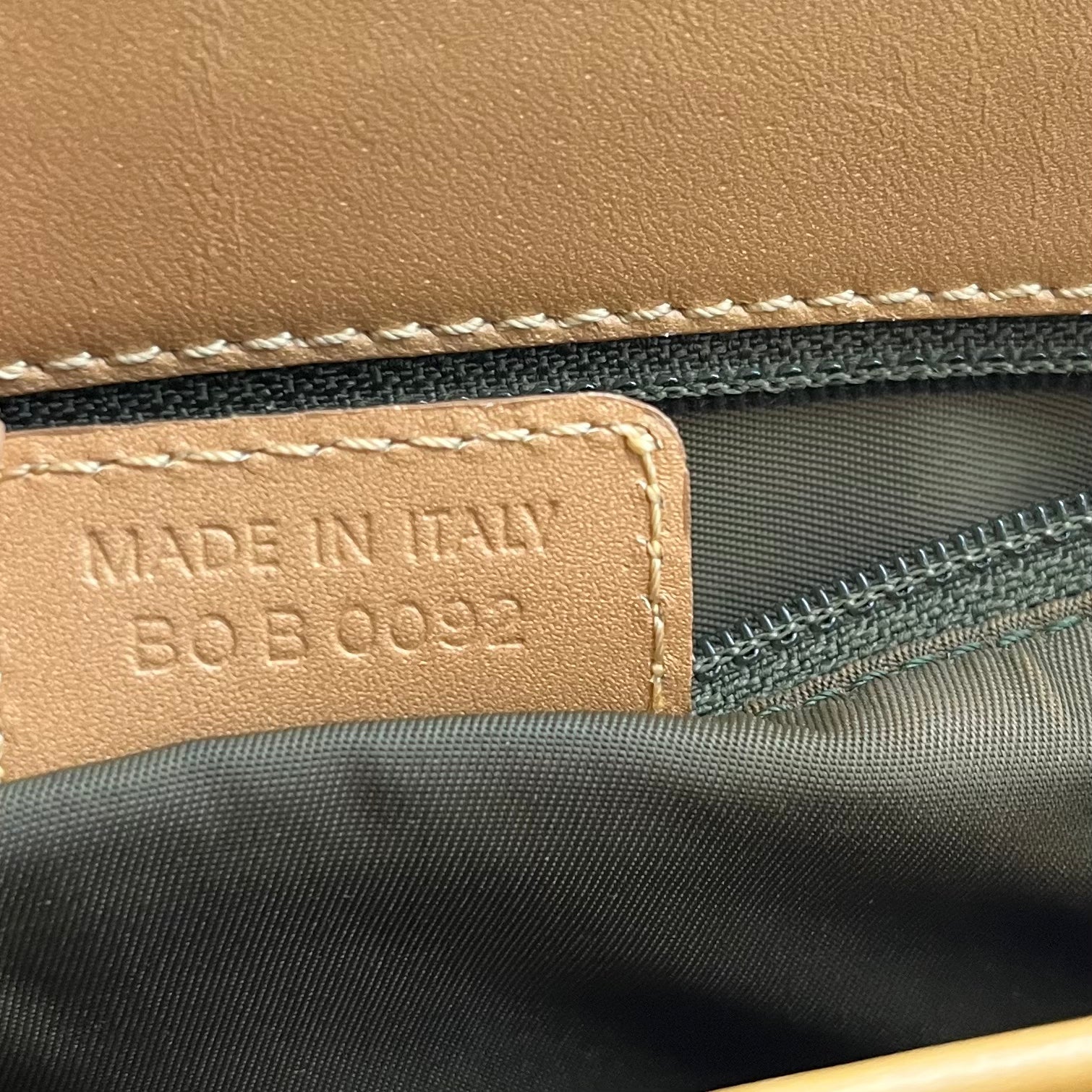 Canvas Hand Bag Khaki Auth twins