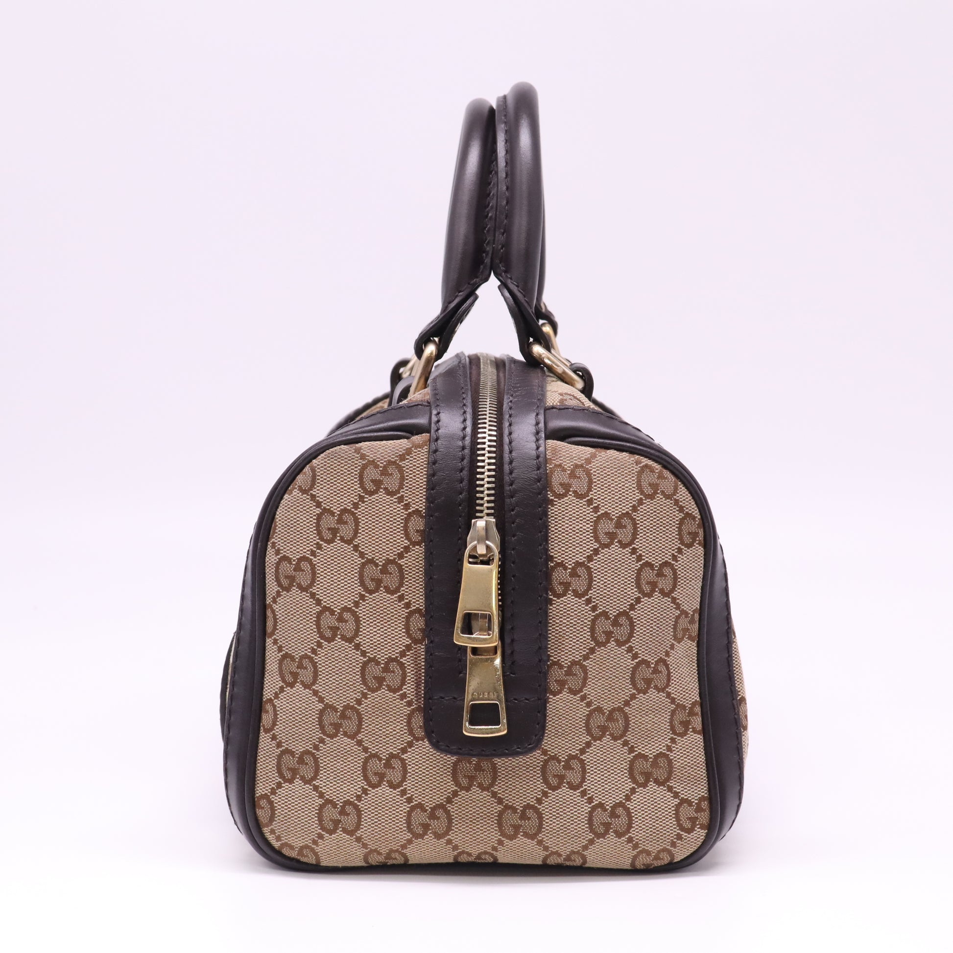 Vintage Web Boston Bag GG Canvas Small B20894
