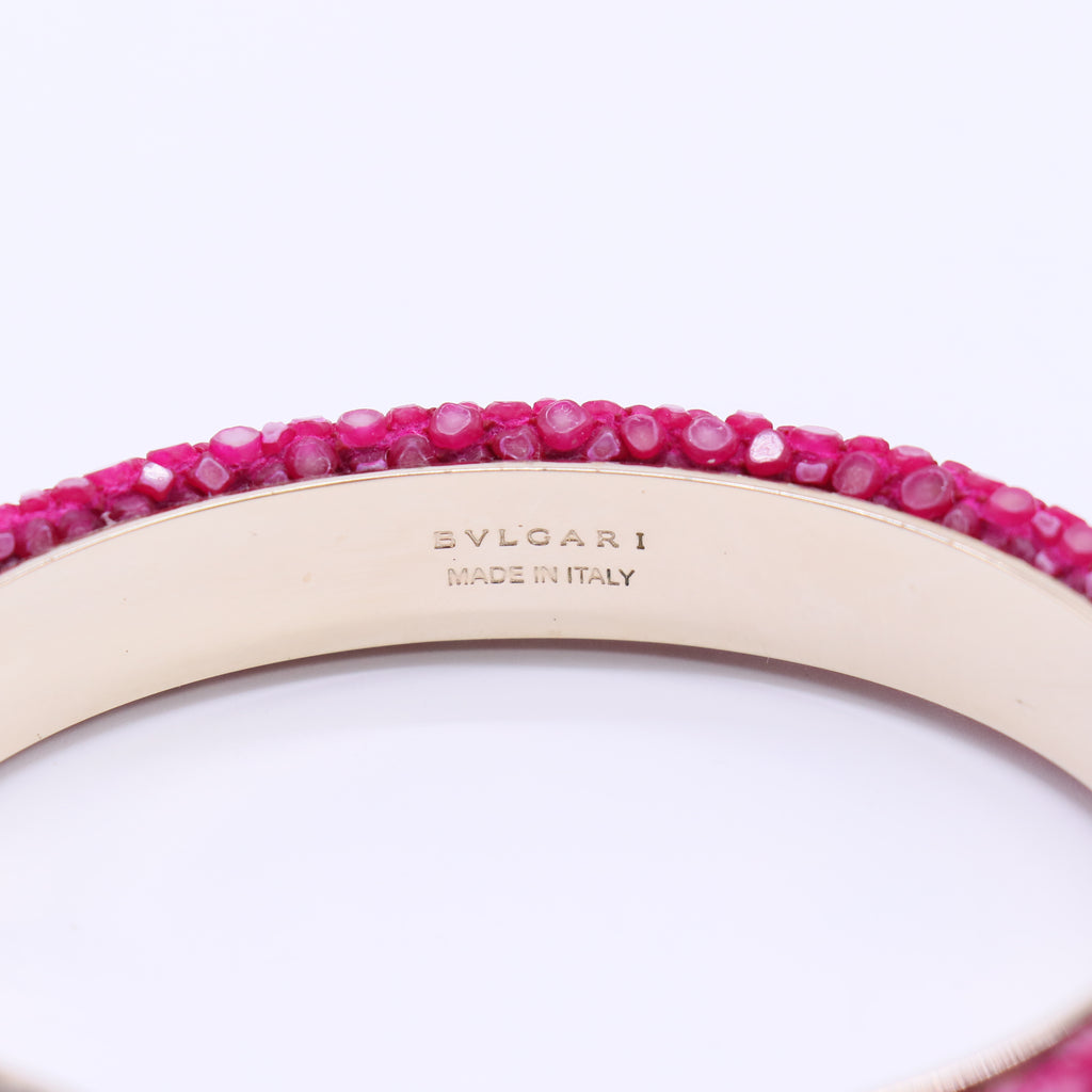 Bvlgari "Serpenti Forever" Open Cuff Bracelet W22107