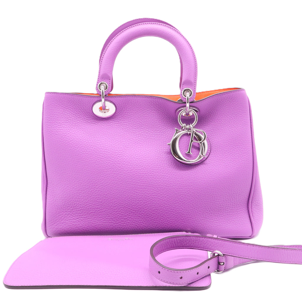 Diorissimo Tote Pebbled Leather Medium